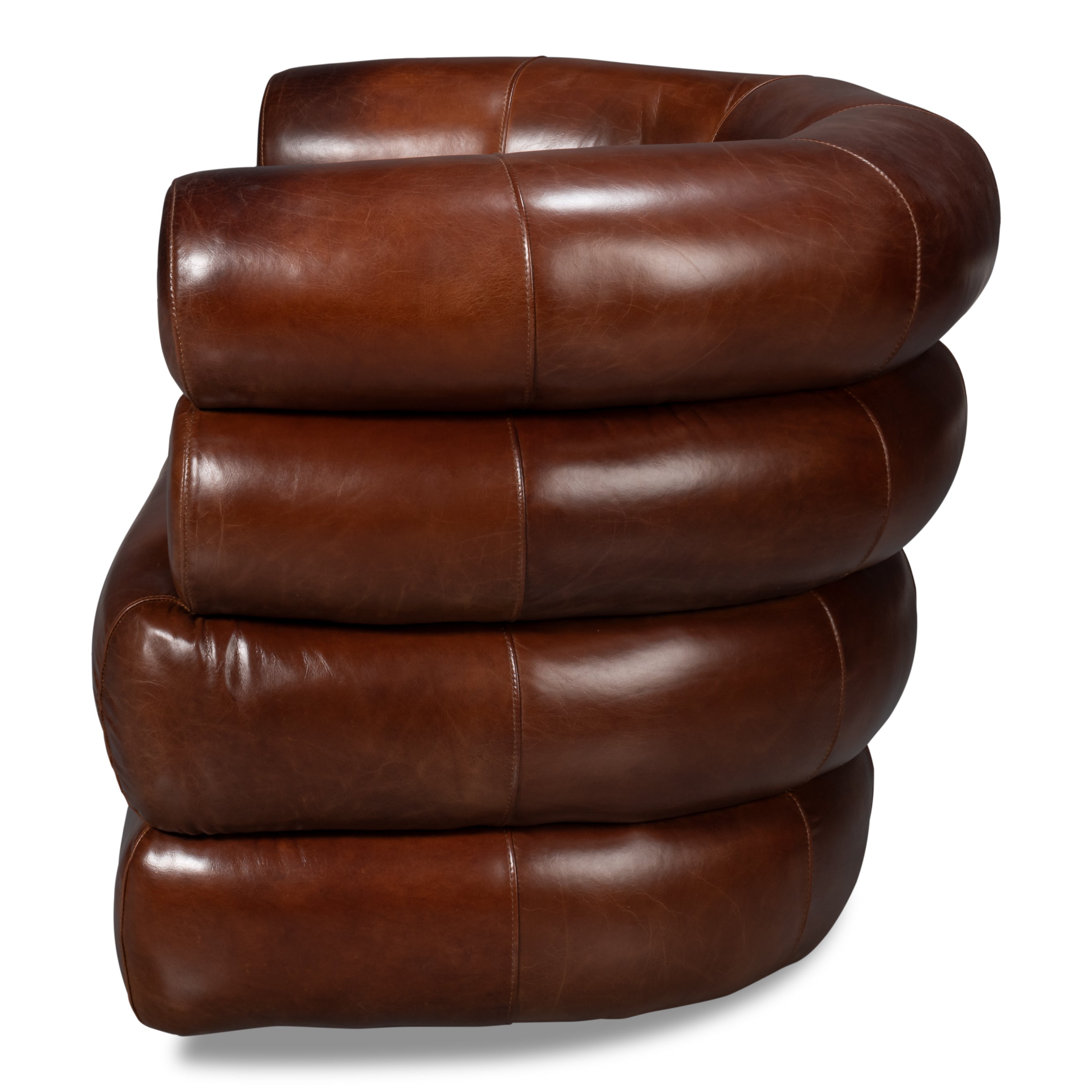 Rondo Leather Swivel Chair
