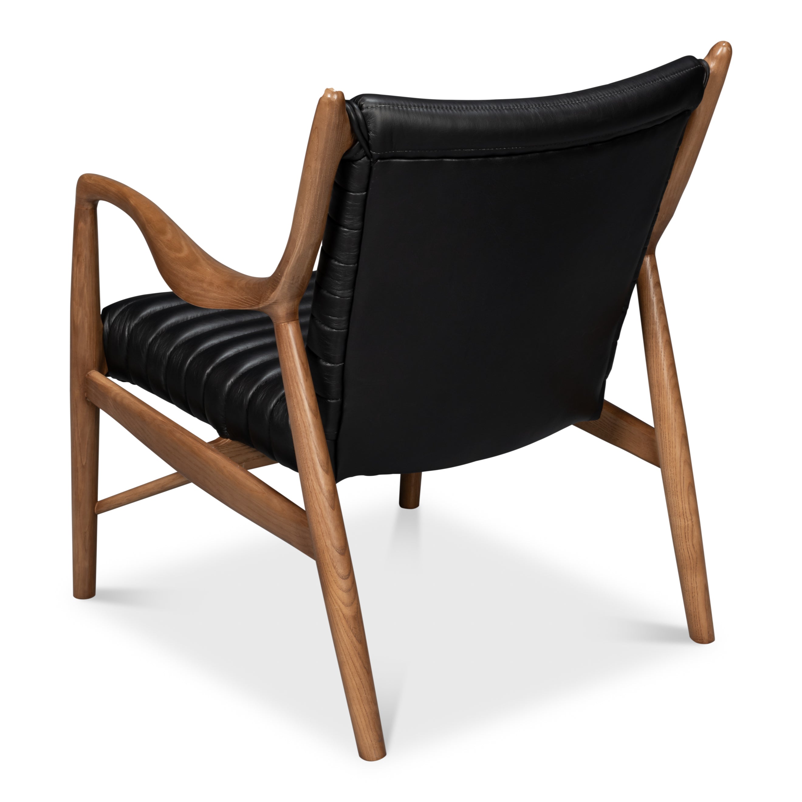 Singletary Leather Chair - Onyx Black
