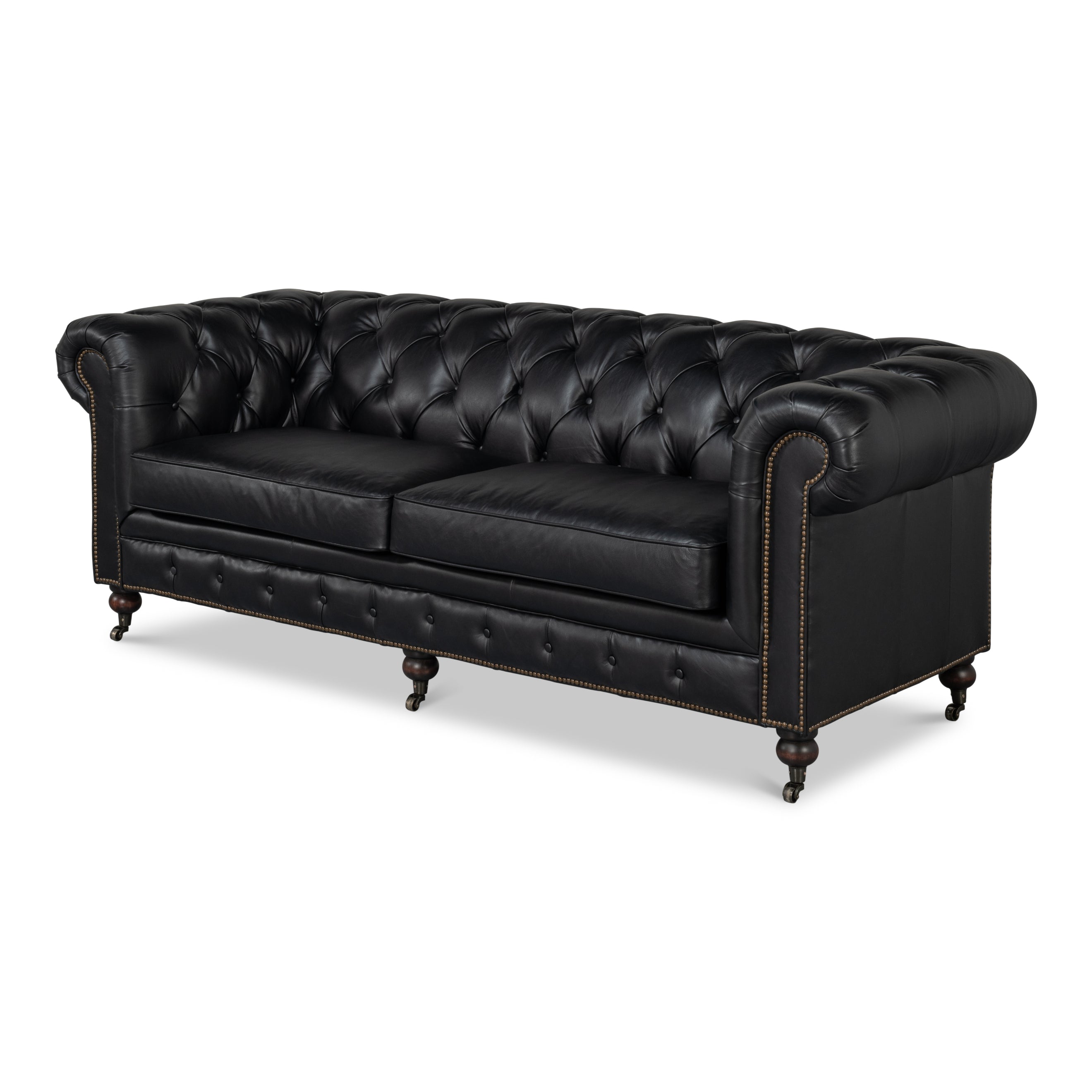 Castered Chesterfield Sofa