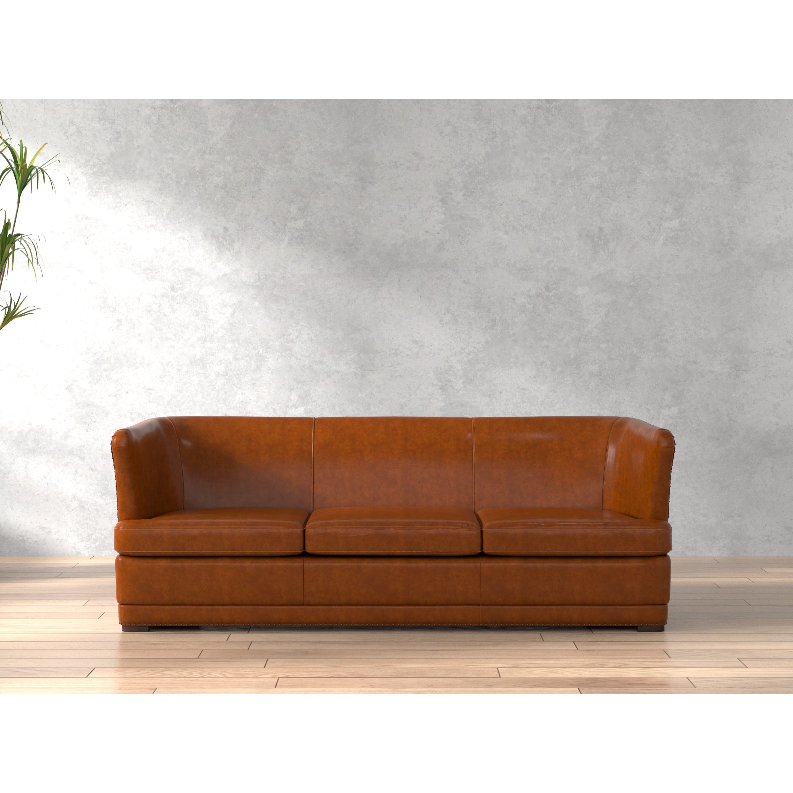 Mcmillan Distilled Leather Sofa