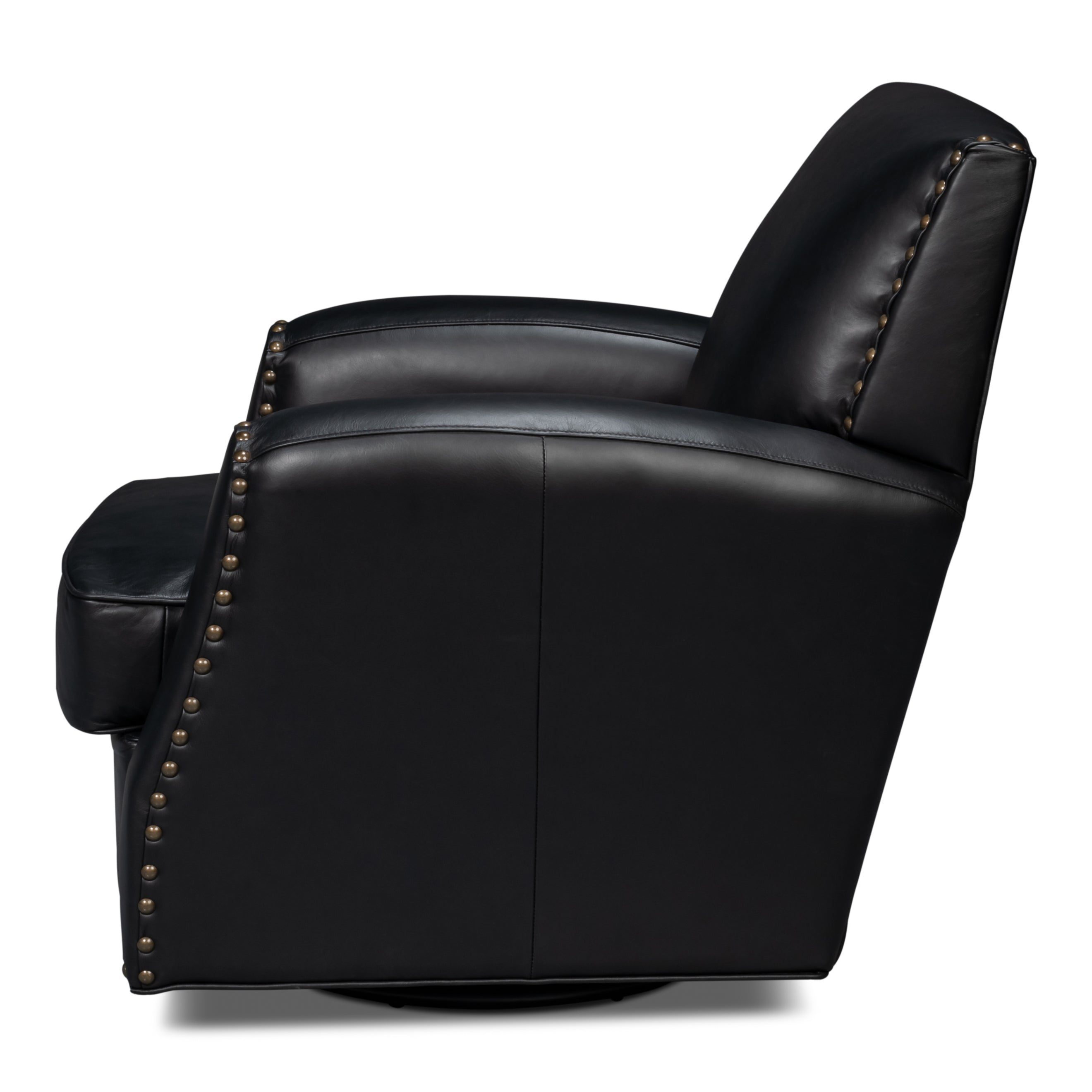 Taft Leather Swivel Chair