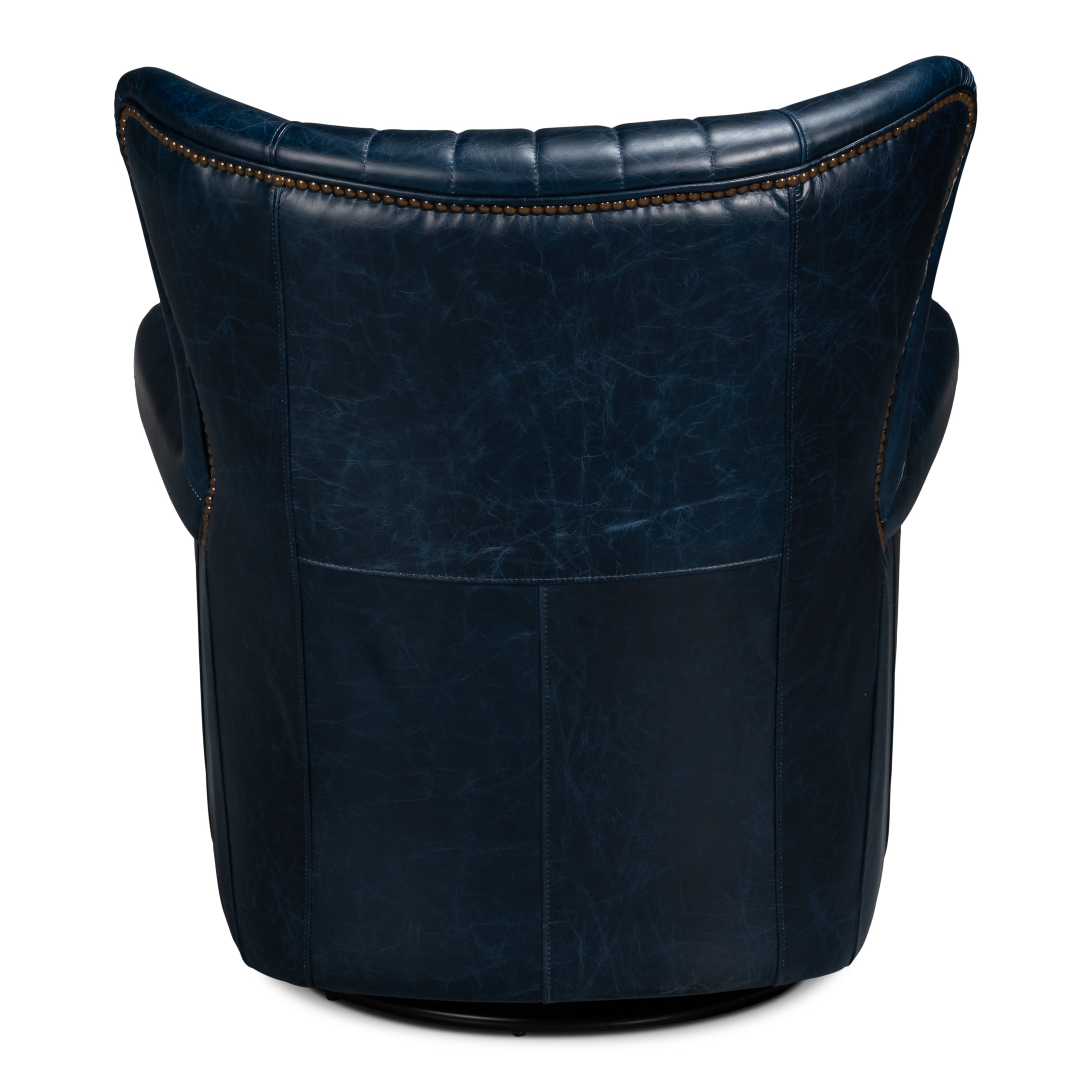 Bugatti Leather Swivel Chair