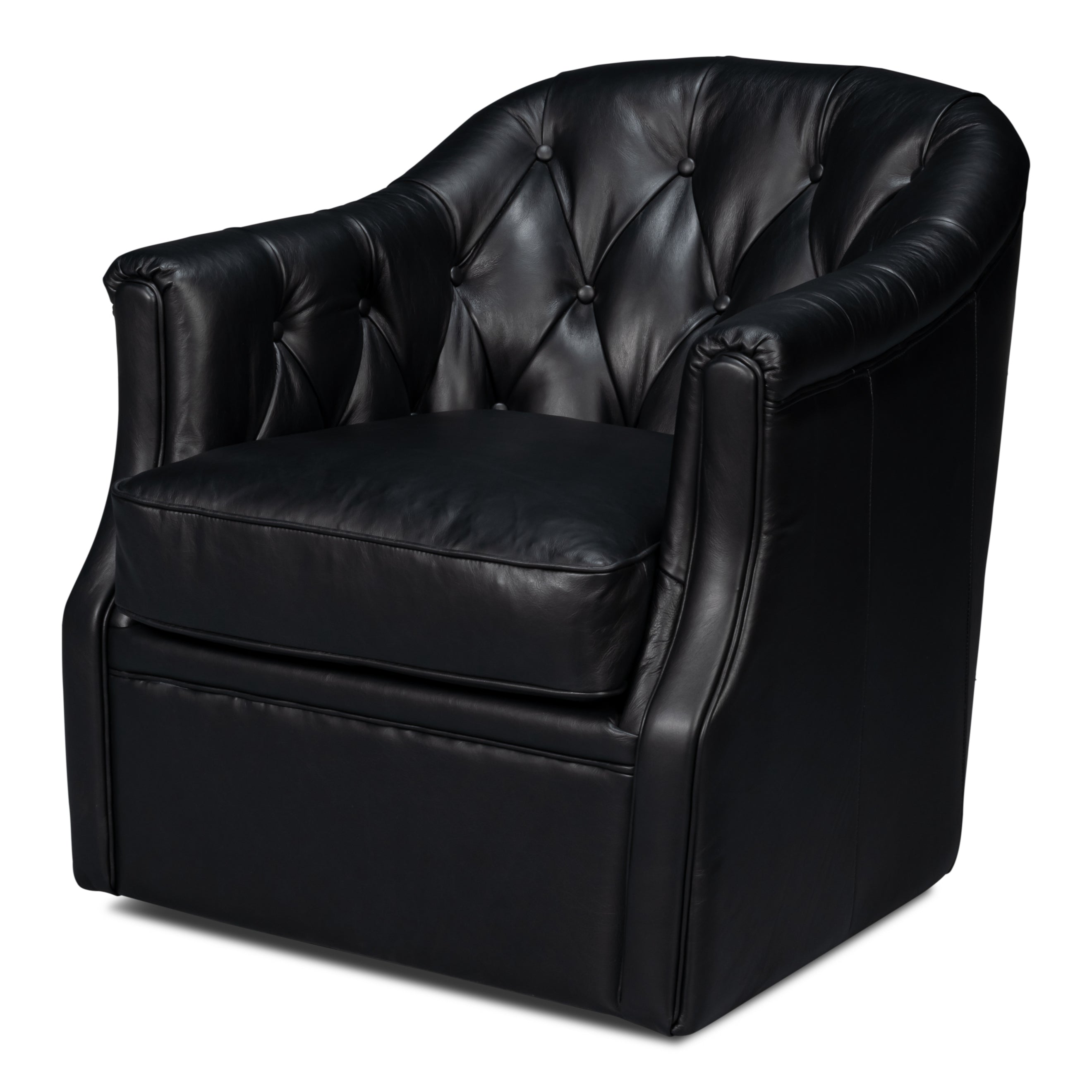 Coolidge Leather Swivel Chair