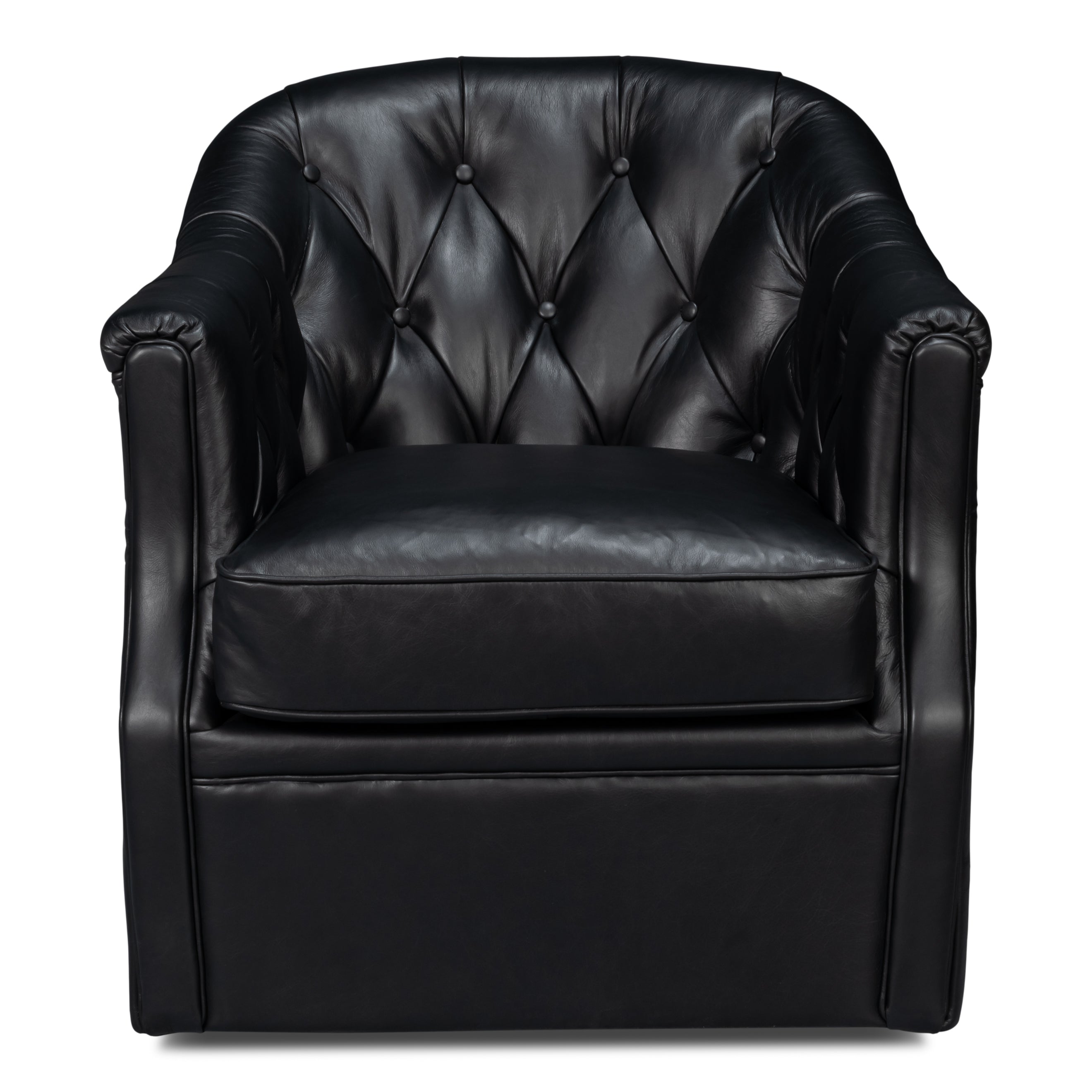 Coolidge Leather Swivel Chair