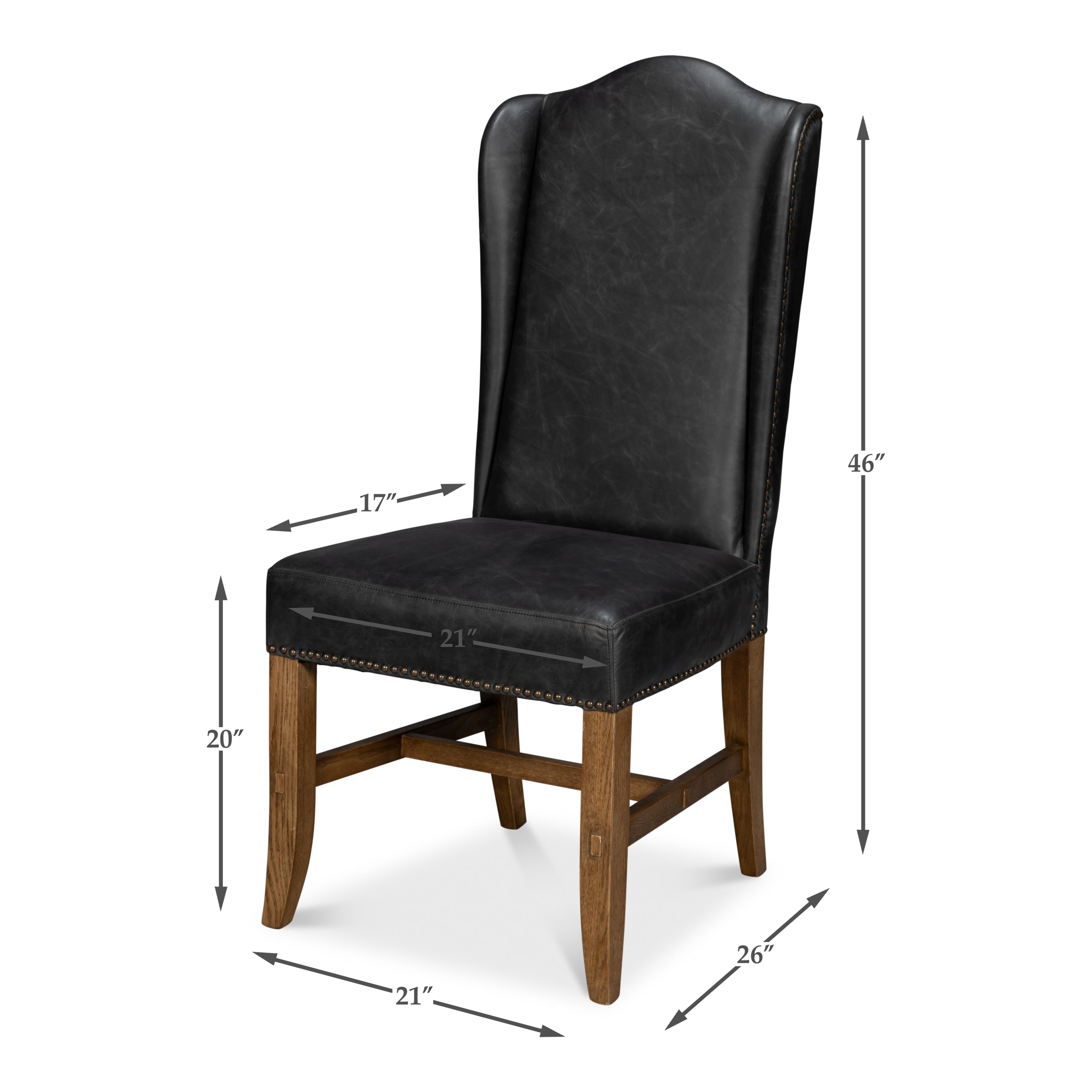 Mercado High Back Dining Chair - Set of 2