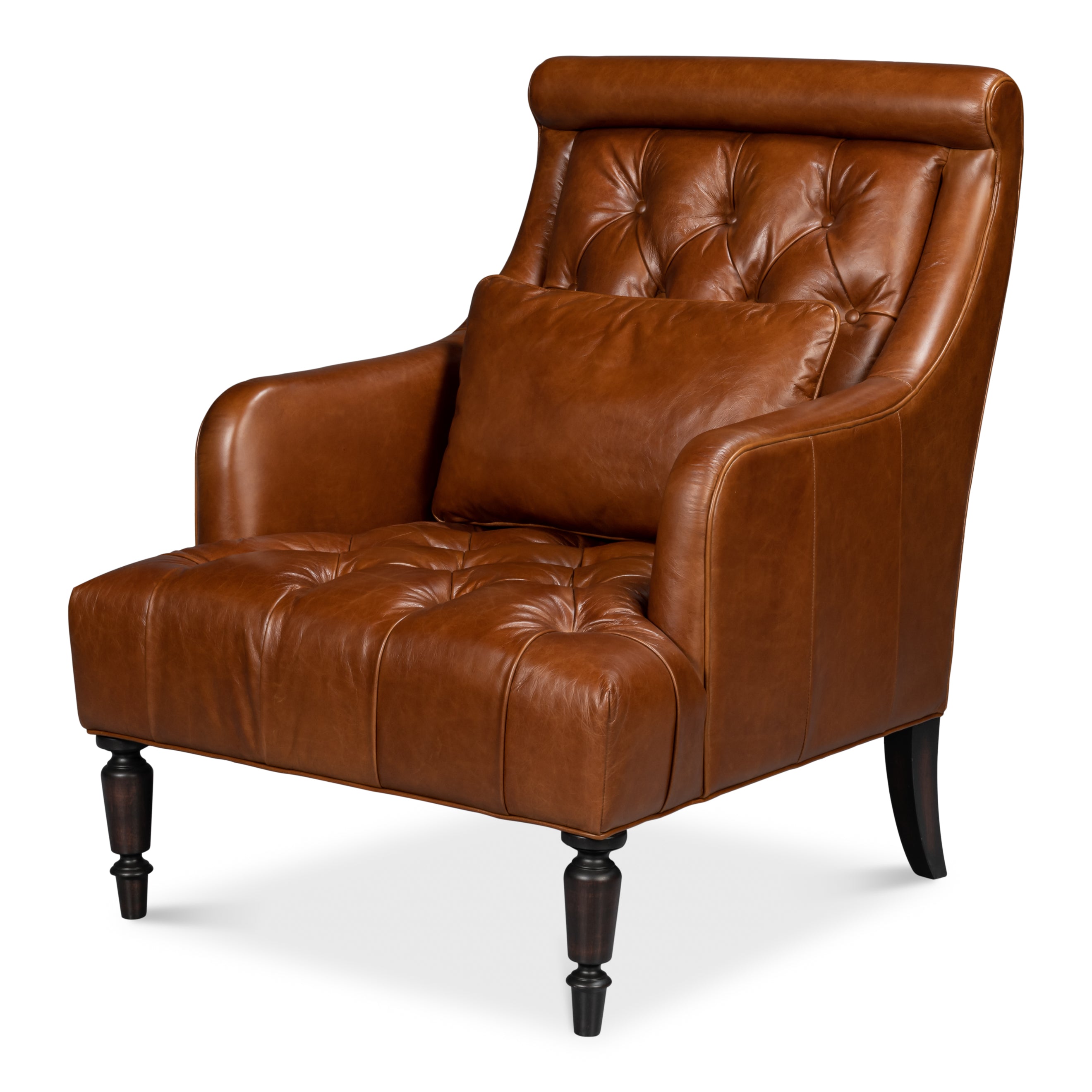 Benton Distilled Leather Chair