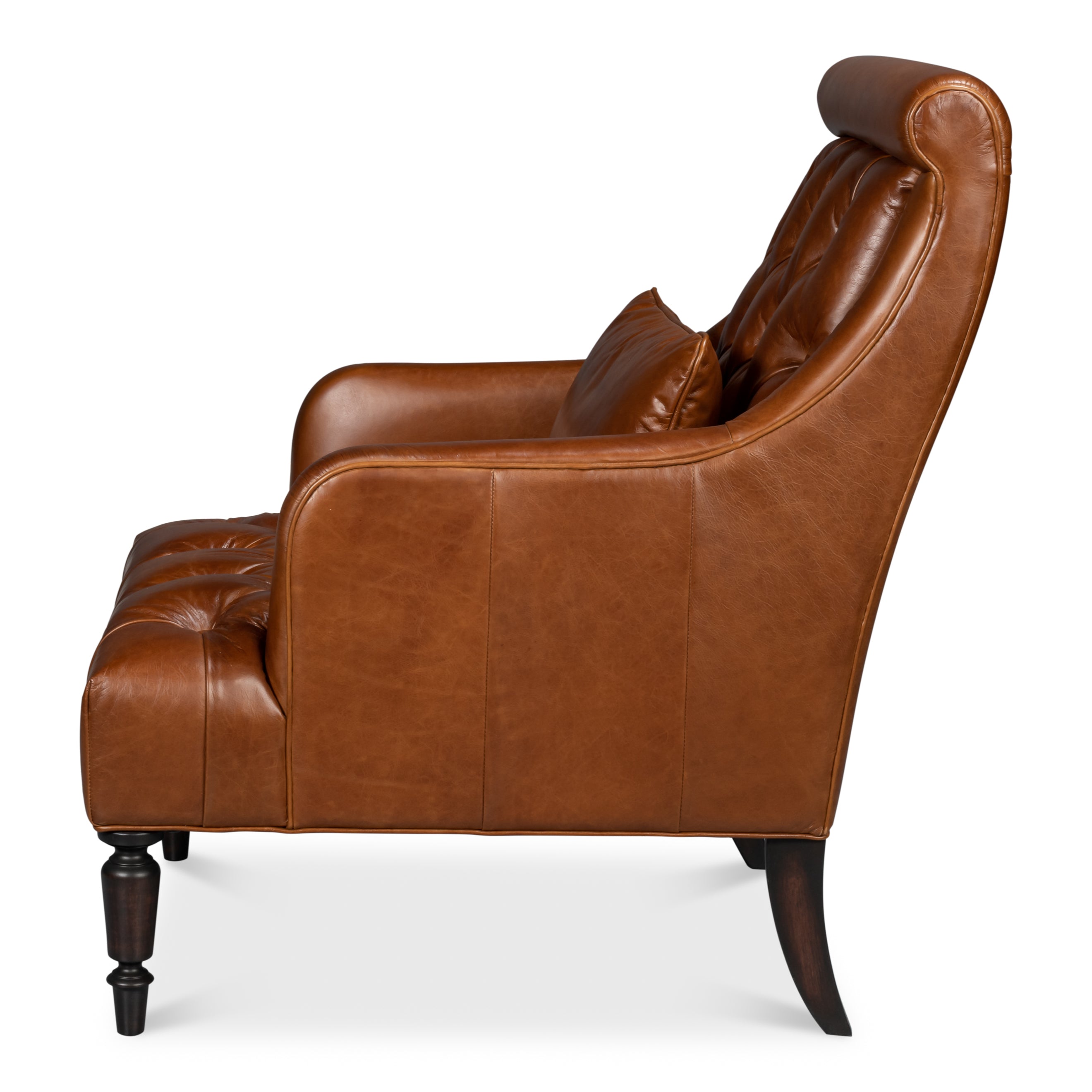 Benton Distilled Leather Chair