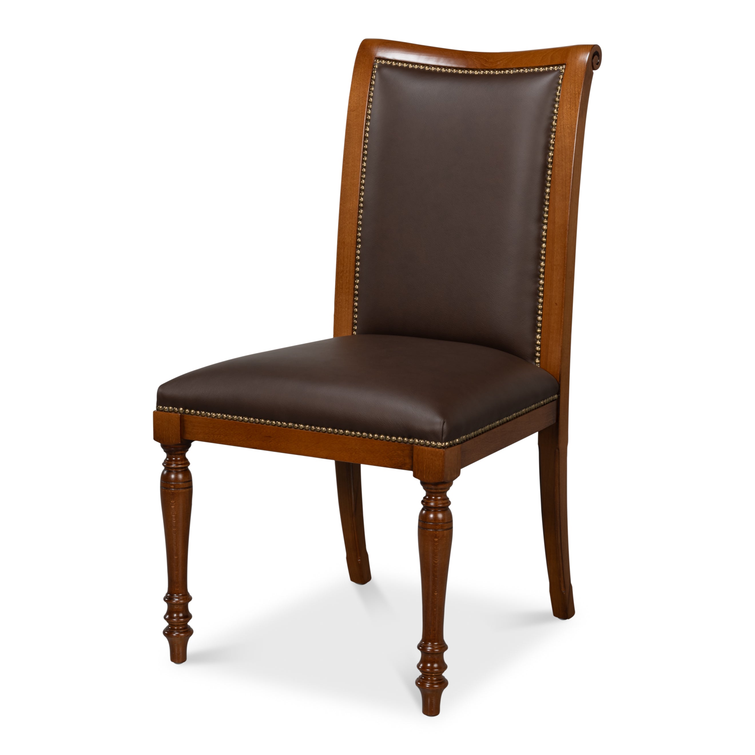 Camile Leather Side Chair - Set of 2