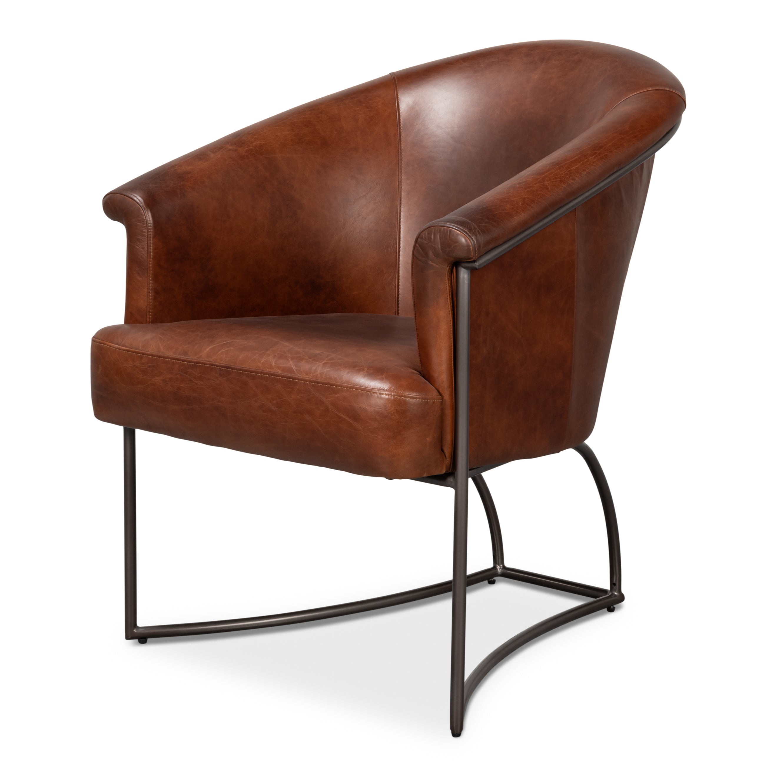 Nagel Distilled Leather Chair