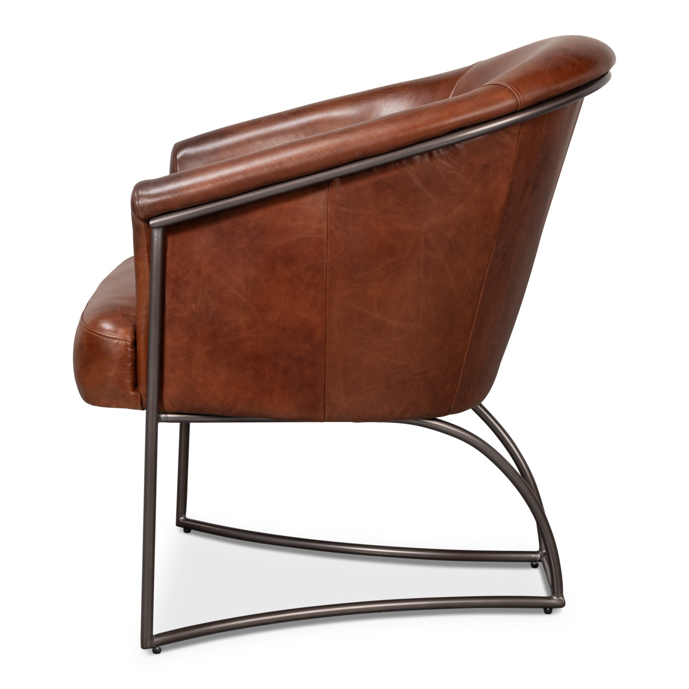 Nagel Distilled Leather Chair