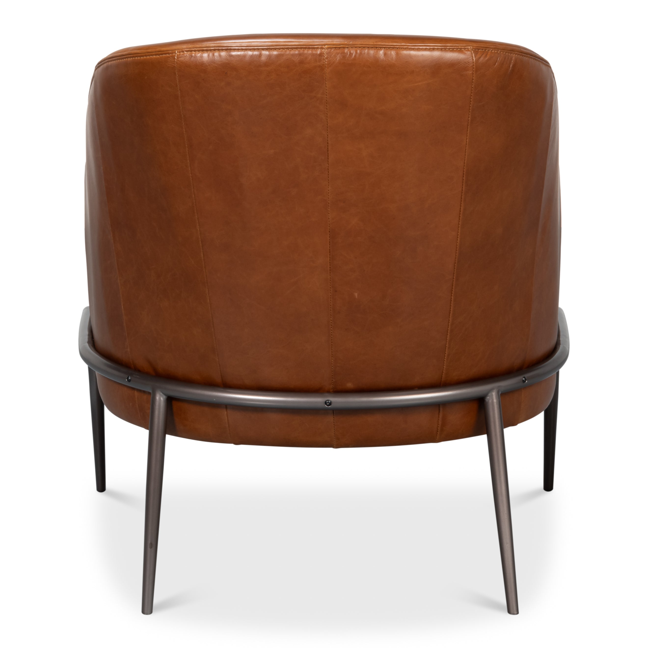 Simmons Leather Chair - Havana Brown