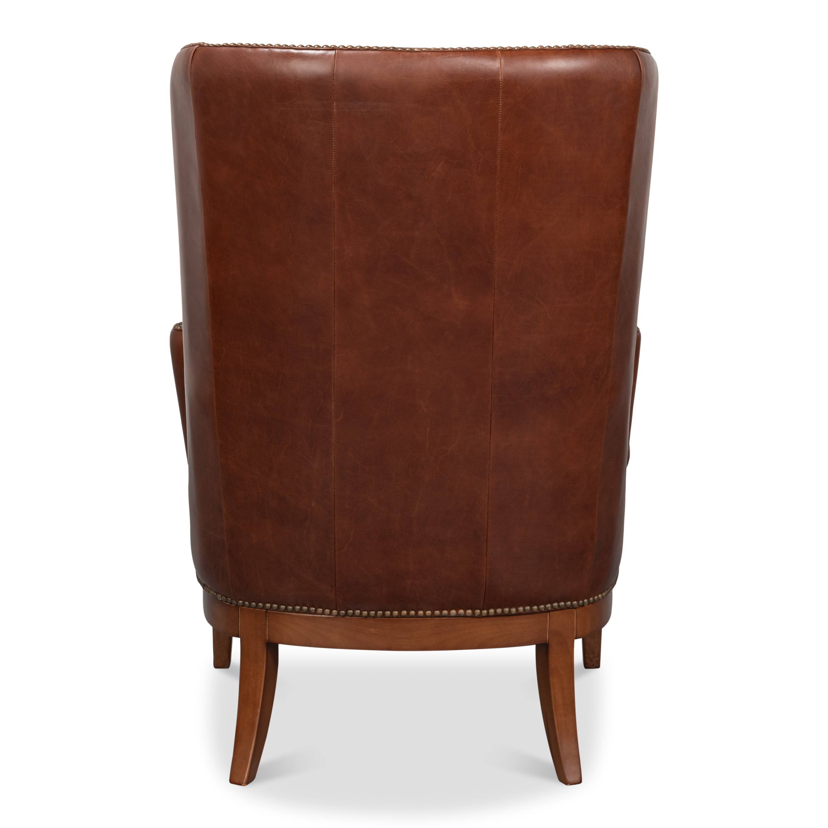 Smithfield Wing Chair - Newark Brown
