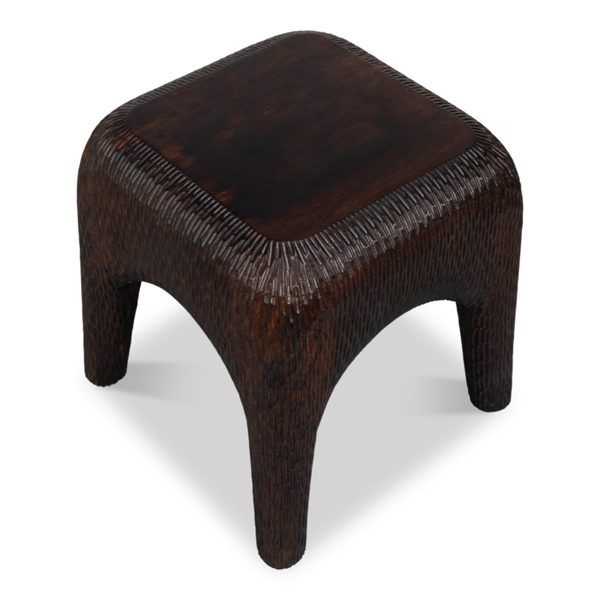 Molten Carved Side Table