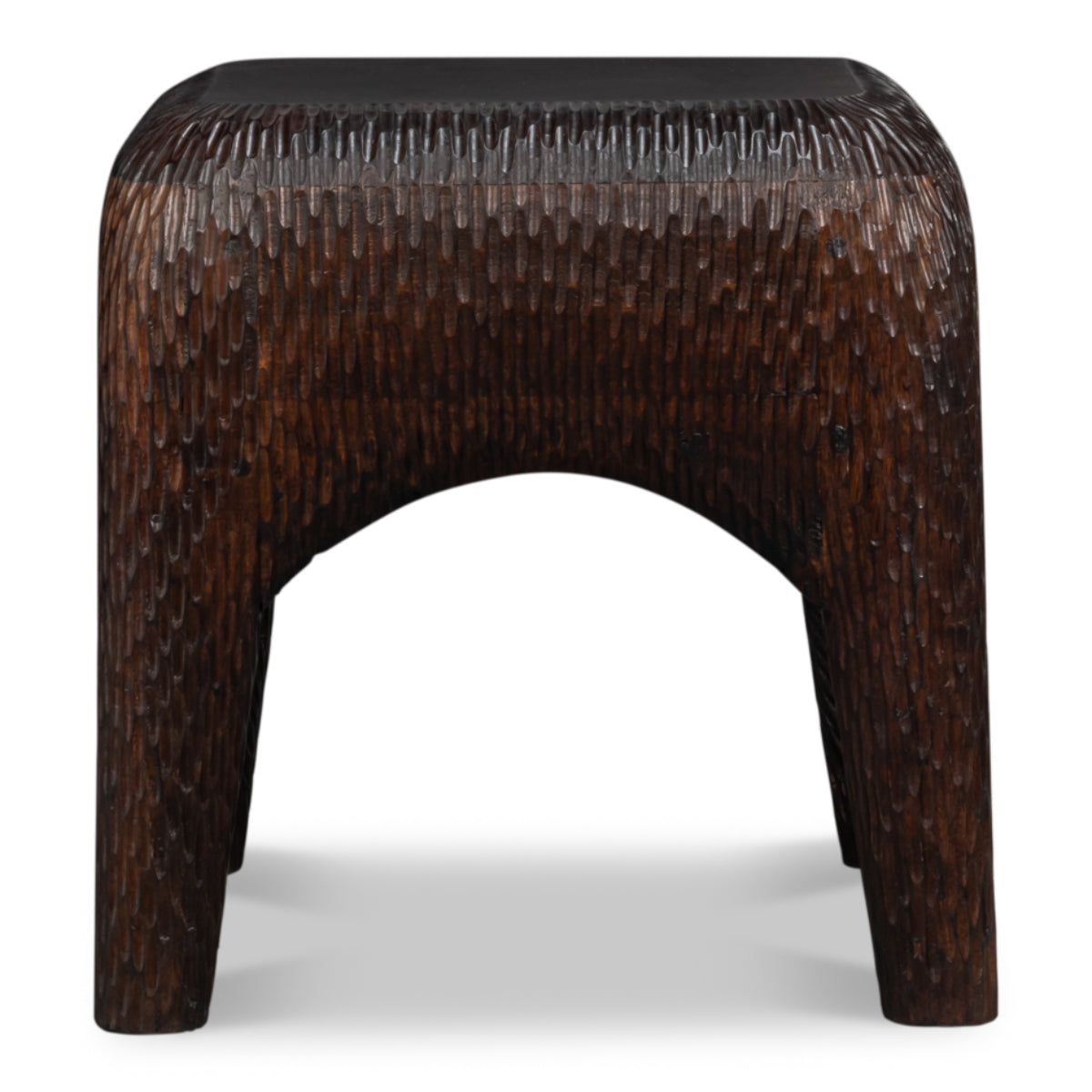 Molten Carved Side Table