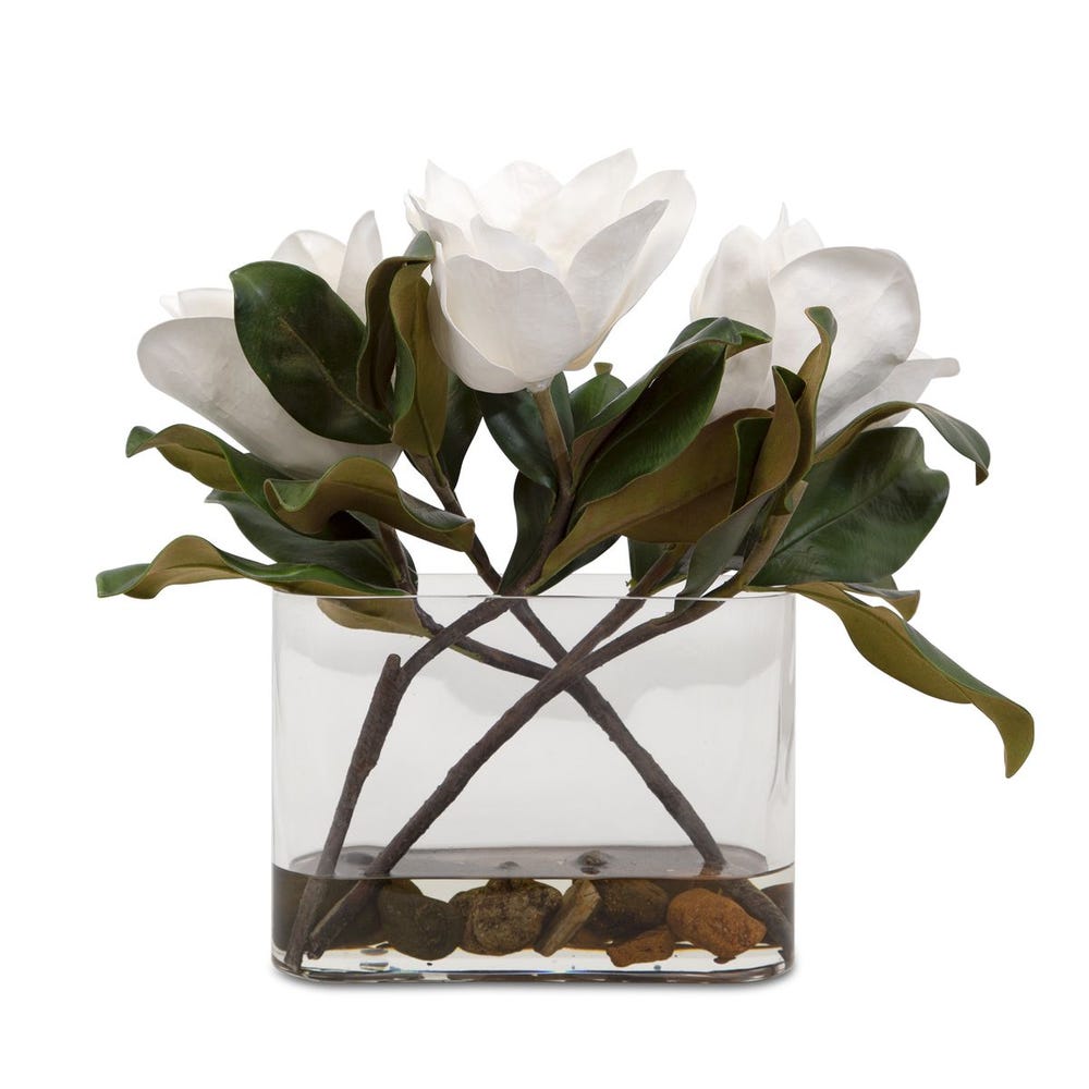 Uttermost Middleton Magnolia Flower Centerpiece