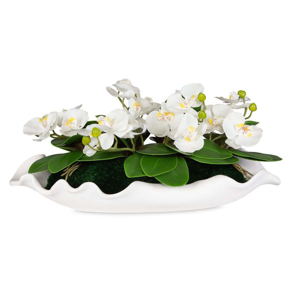 Uttermost Opulence Orchid Centerpiece with Bowl
