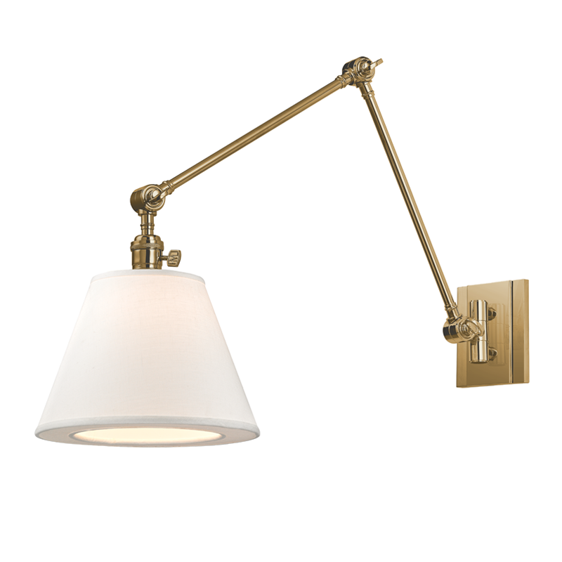 Hillsdale 1-Light Swing Arm Wall Sconce Sconces Hudson Valley Lighting Aged Brass , Black Friday Sale Hudson Valley Lighting Furniture Sale, Old Bones Co, Mid Century Furniture Sale, Four Hands Furniture, Black Friday Sale Hillsdale 1-Light Swing Arm Wall Sconce,Gus Sale, Perigold Hillsdale 1-Light Swing Arm Wall Sconce Sconces Black Friday Sale , Perigold Sale Hillsdale 1-Light Swing Arm Wall Sconce,Hillsdale 1-Light Swing Arm Wall Sconce Lulu and Georgia, Burke Decor Sale Hillsdale 1-Light Swing Arm Wall