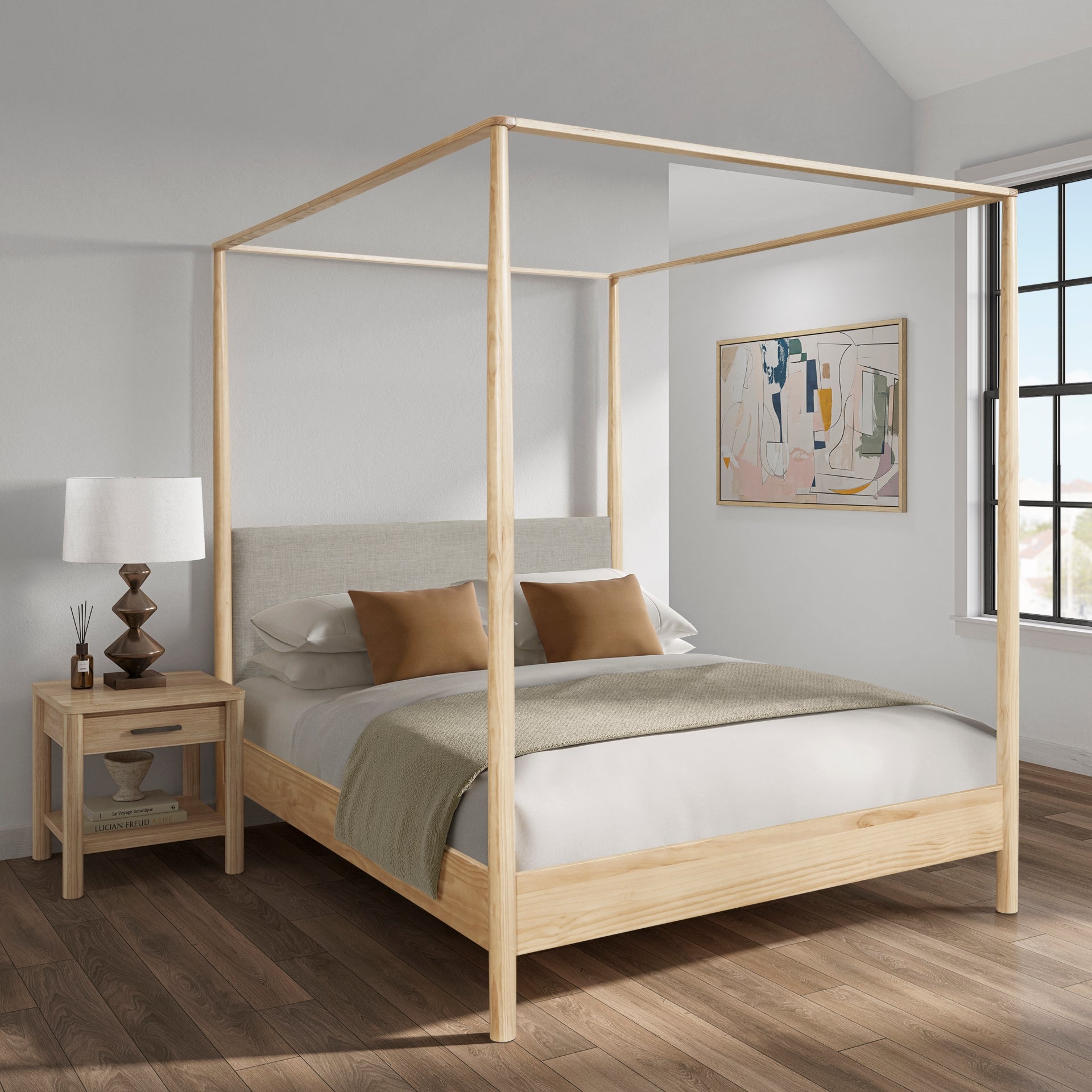 Bloomfield KD Canopy Bed Beds NPD , Black Friday Sale NPD Furniture Sale, Old Bones Co, Mid Century Furniture Sale, Four Hands Furniture, Black Friday Sale Bloomfield KD Canopy Bed,Gus Sale, Perigold Bloomfield KD Canopy Bed Beds Black Friday Sale , Perigold Sale Bloomfield KD Canopy Bed,Bloomfield KD Canopy Bed Lulu and Georgia, Burke Decor Sale Bloomfield KD Canopy Bed, www.oldbonesco.com