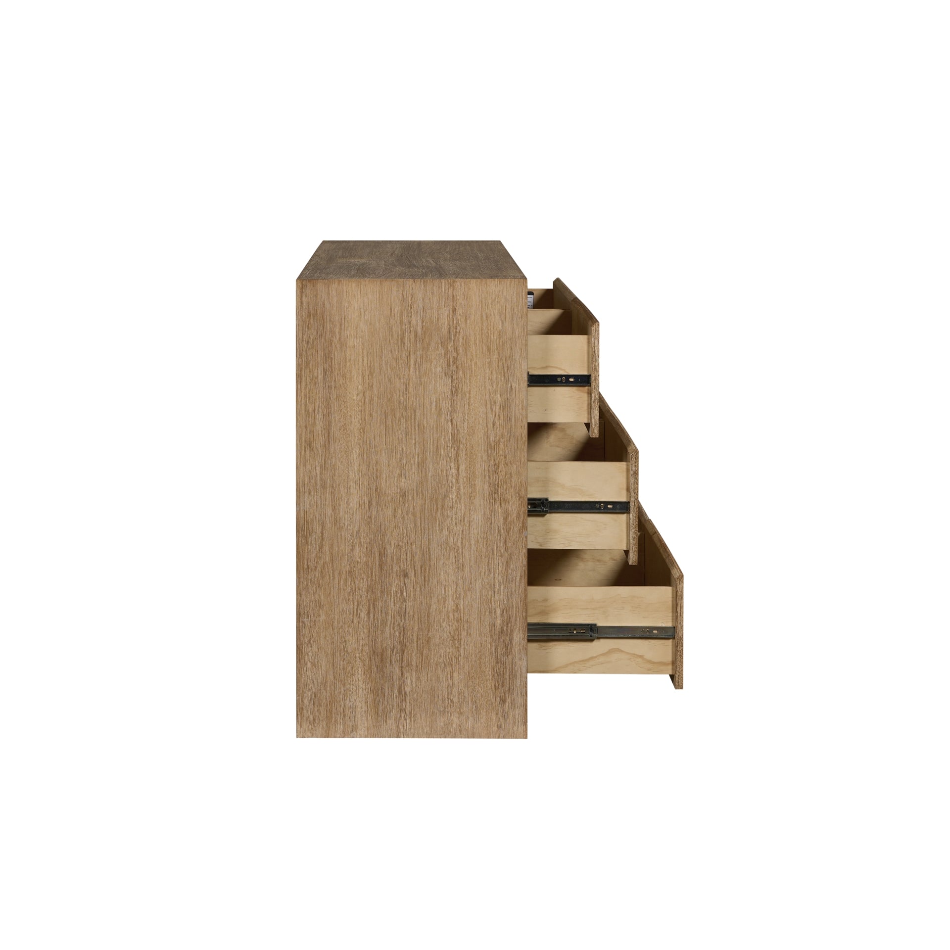 Zerano 6 Drawers Dresser - Brushed Smoke