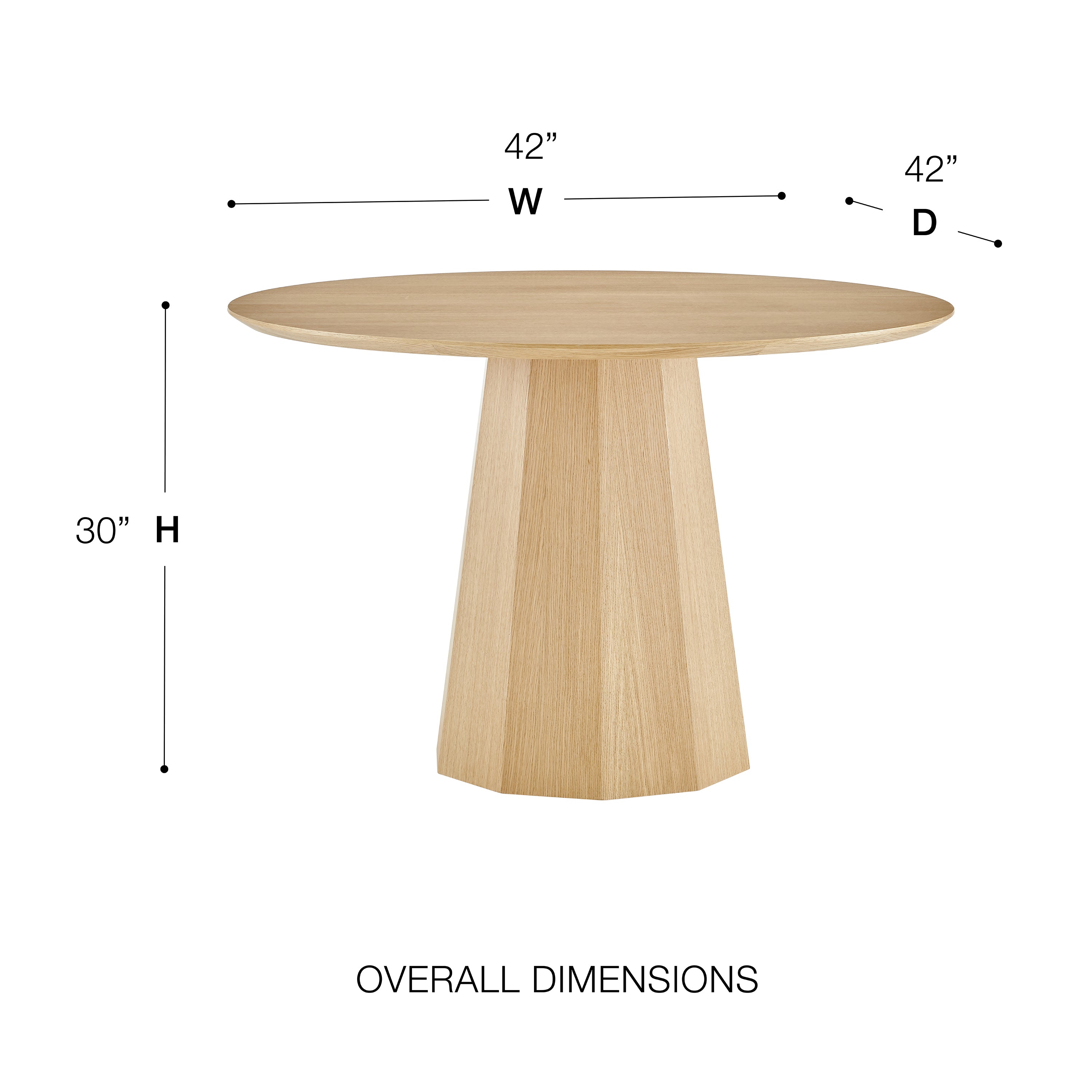 Sidney 42" Round Table