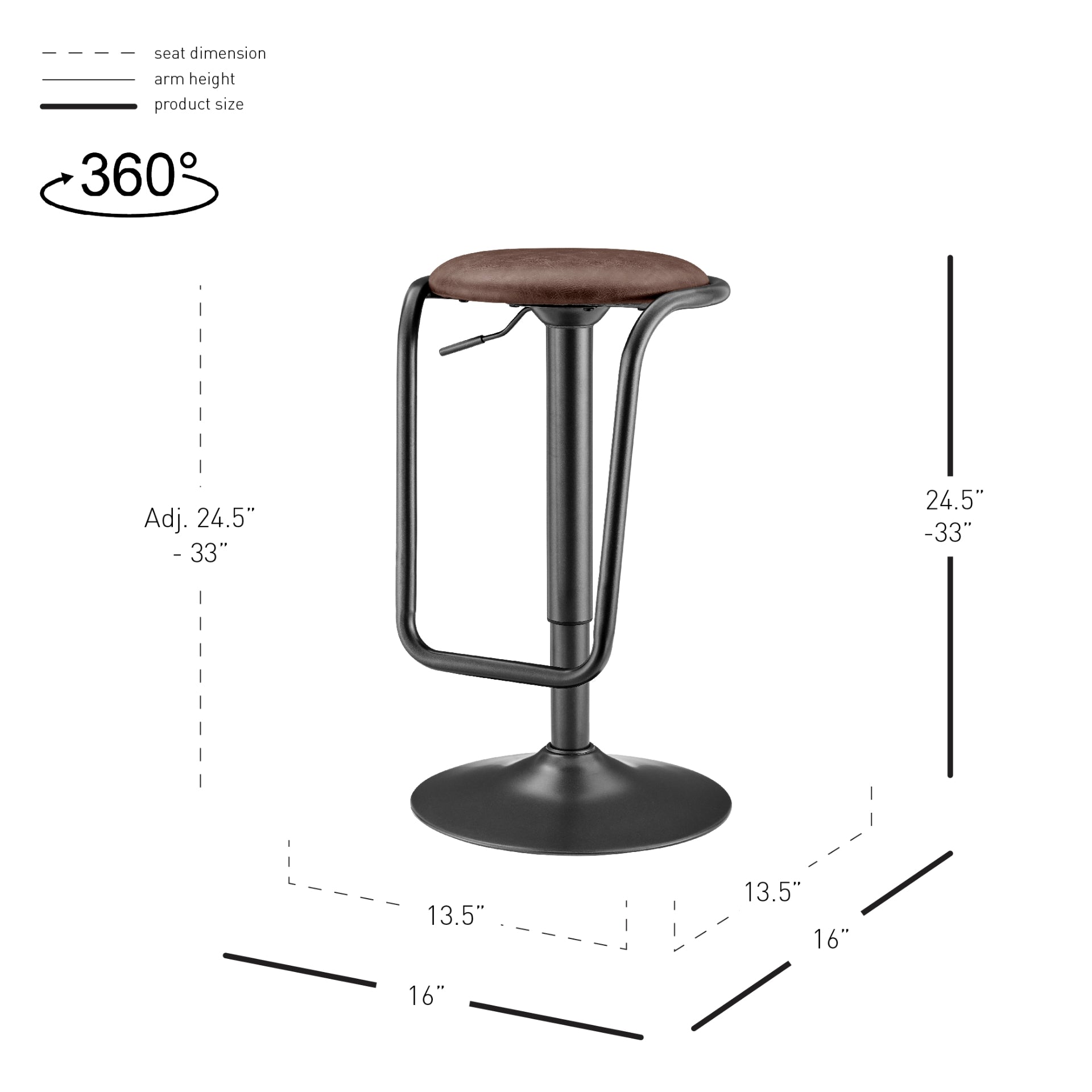 Elijah KD PU Gaslift Swivel Bar Stool - Set of 2 Bar & Counter Stools NPD , Black Friday Sale NPD Furniture Sale, Old Bones Co, Mid Century Furniture Sale, Four Hands Furniture, Black Friday Sale Elijah KD PU Gaslift Swivel Bar Stool - Set of 2,Gus Sale, Perigold Elijah KD PU Gaslift Swivel Bar Stool - Set of 2 Bar & Counter Stools Black Friday Sale , Perigold Sale Elijah KD PU Gaslift Swivel Bar Stool - Set of 2,Elijah KD PU Gaslift Swivel Bar Stool - Set of 2 Lulu and Georgia, Burke Decor Sale Elijah KD P