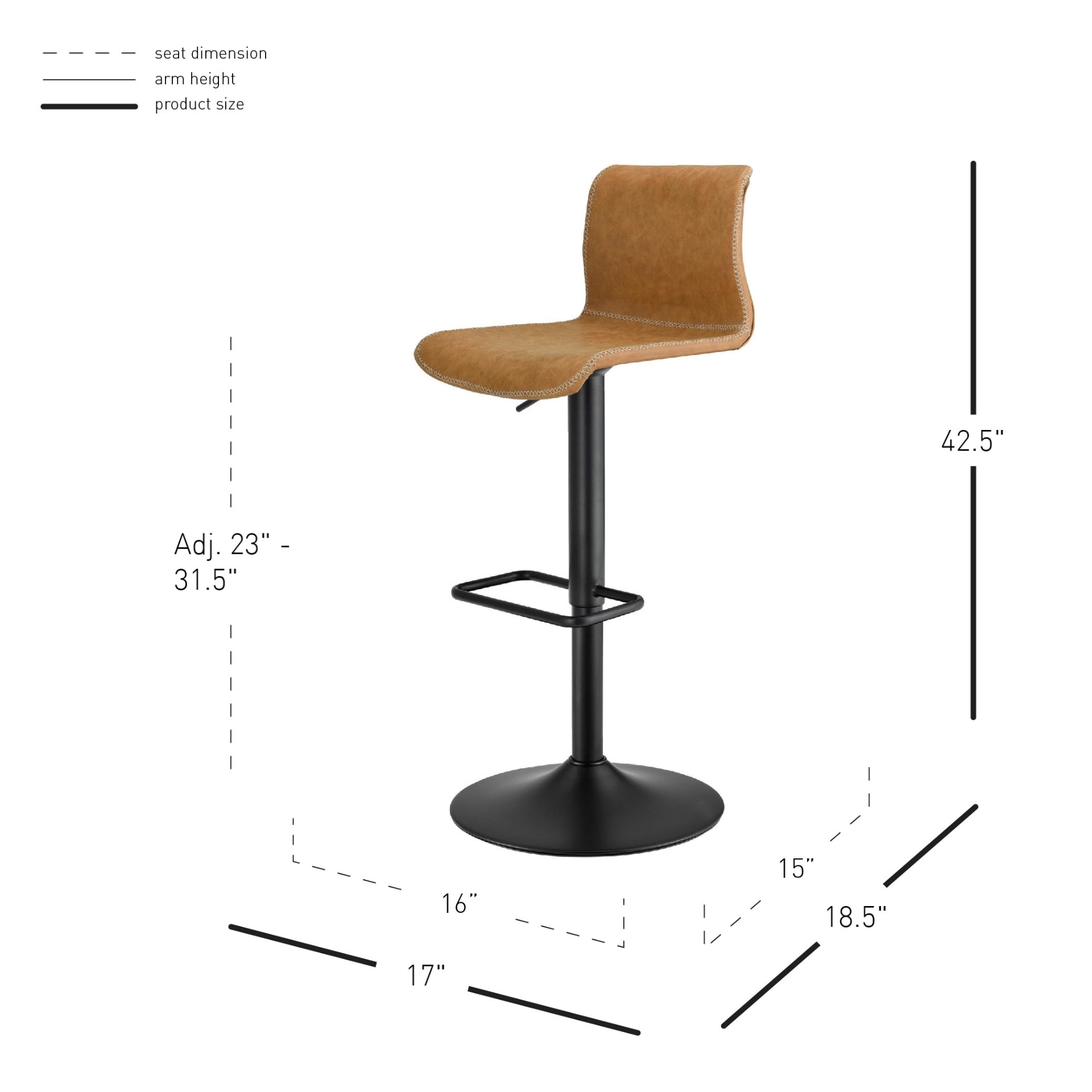 Jayden KD Low Back Gaslift Swivel Bar Stool - Set of 2 Bar & Counter Stools NPD , Black Friday Sale NPD Furniture Sale, Old Bones Co, Mid Century Furniture Sale, Four Hands Furniture, Black Friday Sale Jayden KD Low Back Gaslift Swivel Bar Stool - Set of 2,Gus Sale, Perigold Jayden KD Low Back Gaslift Swivel Bar Stool - Set of 2 Bar & Counter Stools Black Friday Sale , Perigold Sale Jayden KD Low Back Gaslift Swivel Bar Stool - Set of 2,Jayden KD Low Back Gaslift Swivel Bar Stool - Set of 2 Lulu and Georgia
