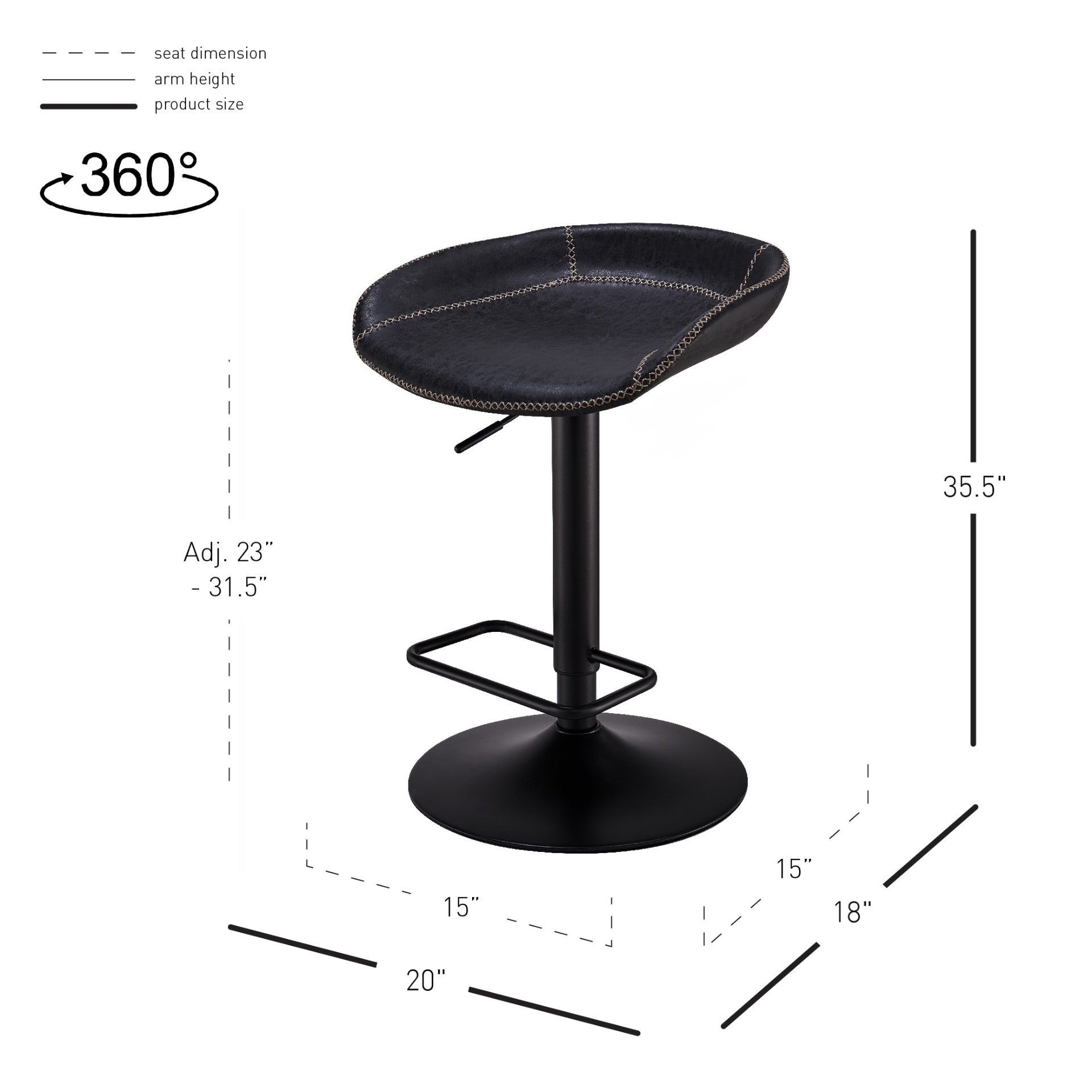 Rogue KD Gaslift Swivel Bar Stool - Set of 2 Bar & Counter Stools NPD , Black Friday Sale NPD Furniture Sale, Old Bones Co, Mid Century Furniture Sale, Four Hands Furniture, Black Friday Sale Rogue KD Gaslift Swivel Bar Stool - Set of 2,Gus Sale, Perigold Rogue KD Gaslift Swivel Bar Stool - Set of 2 Bar & Counter Stools Black Friday Sale , Perigold Sale Rogue KD Gaslift Swivel Bar Stool - Set of 2,Rogue KD Gaslift Swivel Bar Stool - Set of 2 Lulu and Georgia, Burke Decor Sale Rogue KD Gaslift Swivel Bar Sto