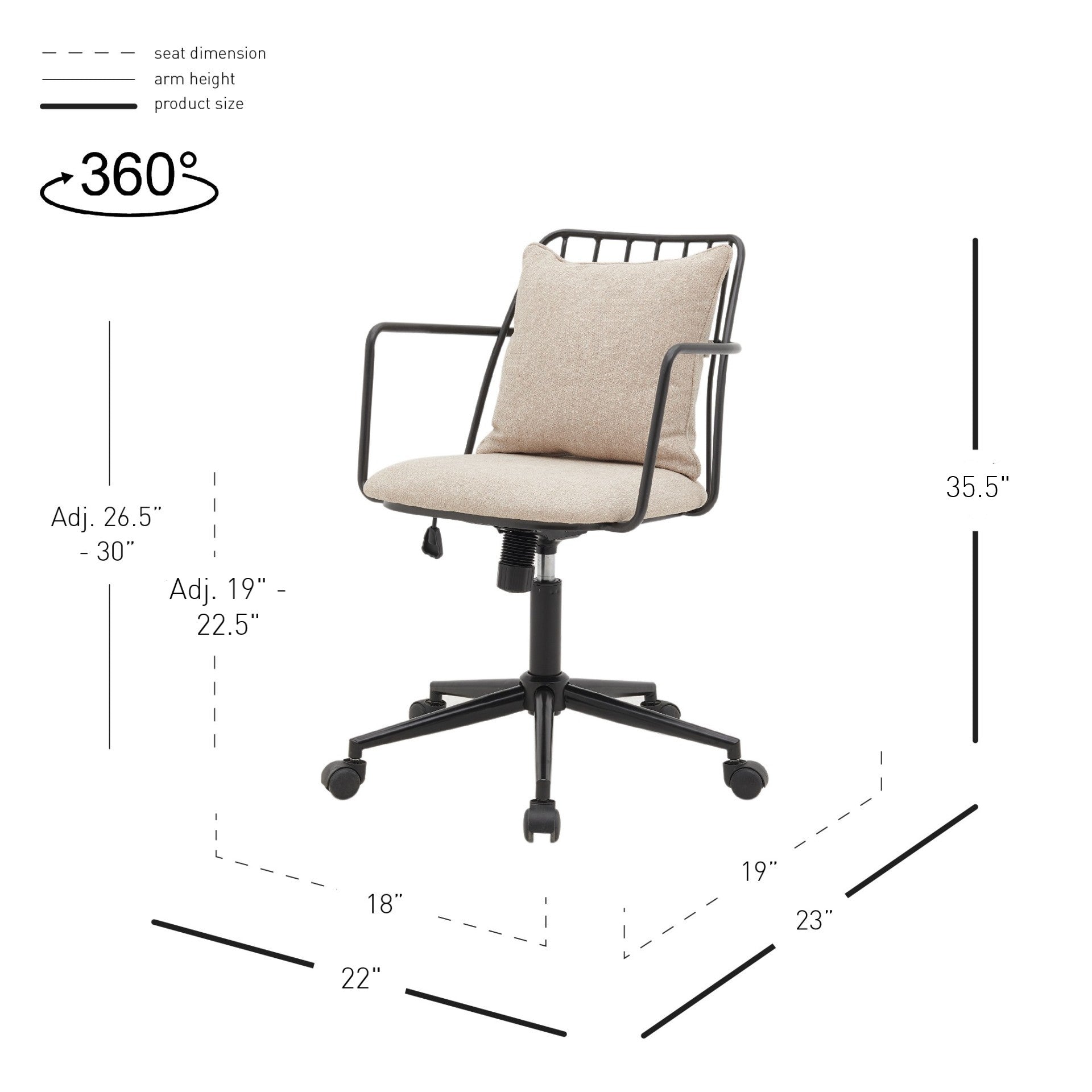 Edison KD Office Chair Desk Chairs NPD , Black Friday Sale NPD Furniture Sale, Old Bones Co, Mid Century Furniture Sale, Four Hands Furniture, Black Friday Sale Edison KD Office Chair,Gus Sale, Perigold Edison KD Office Chair Desk Chairs Black Friday Sale , Perigold Sale Edison KD Office Chair,Edison KD Office Chair Lulu and Georgia, Burke Decor Sale Edison KD Office Chair, www.oldbonesco.com