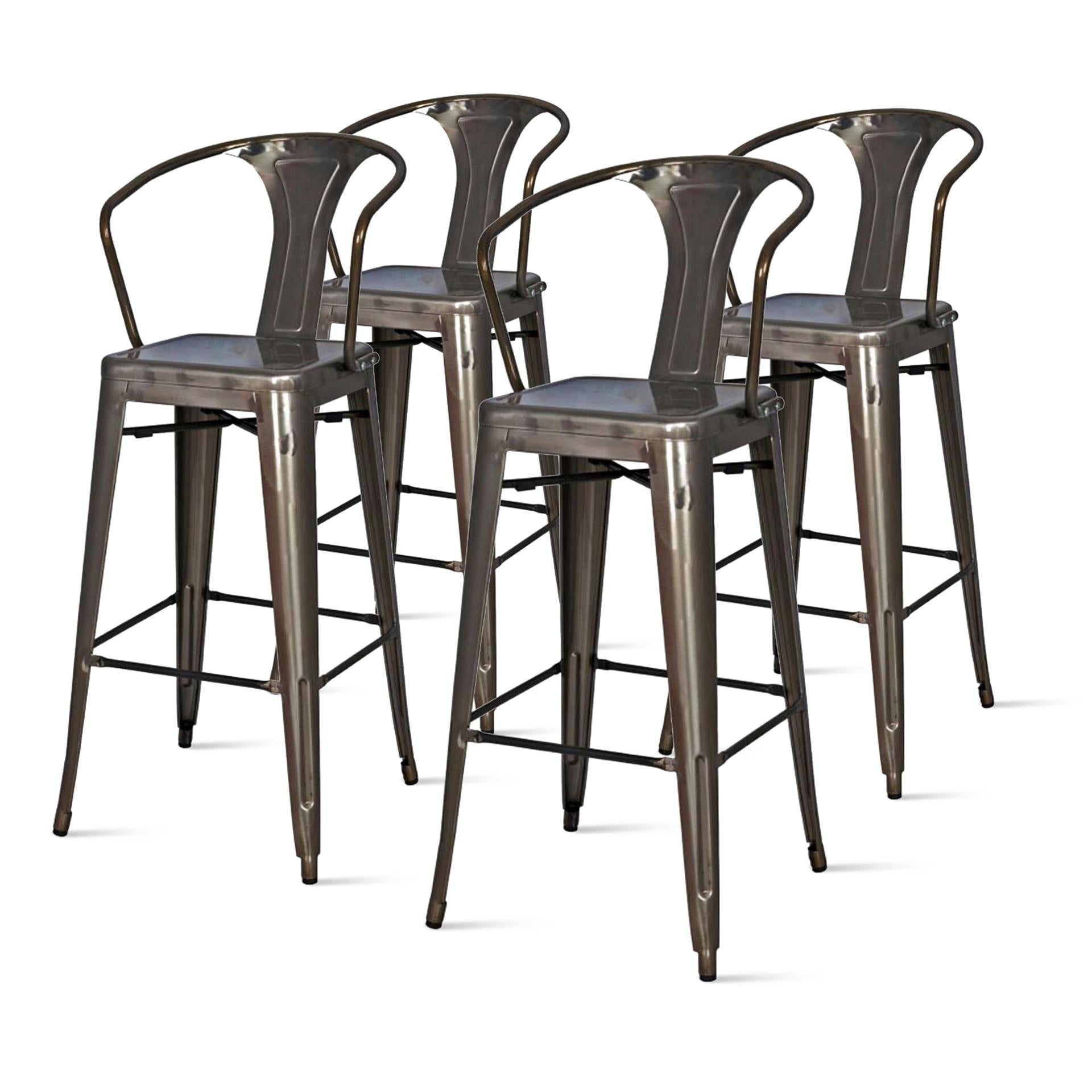 Metropolis KD Metal Gunmetal Counter Stool - Set of 4 Bar & Counter Stools NPD , Black Friday Sale NPD Furniture Sale, Old Bones Co, Mid Century Furniture Sale, Four Hands Furniture, Black Friday Sale Metropolis KD Metal Gunmetal Counter Stool - Set of 4,Gus Sale, Perigold Metropolis KD Metal Gunmetal Counter Stool - Set of 4 Bar & Counter Stools Black Friday Sale , Perigold Sale Metropolis KD Metal Gunmetal Counter Stool - Set of 4,Metropolis KD Metal Gunmetal Counter Stool - Set of 4 Lulu and Georgia, Bur