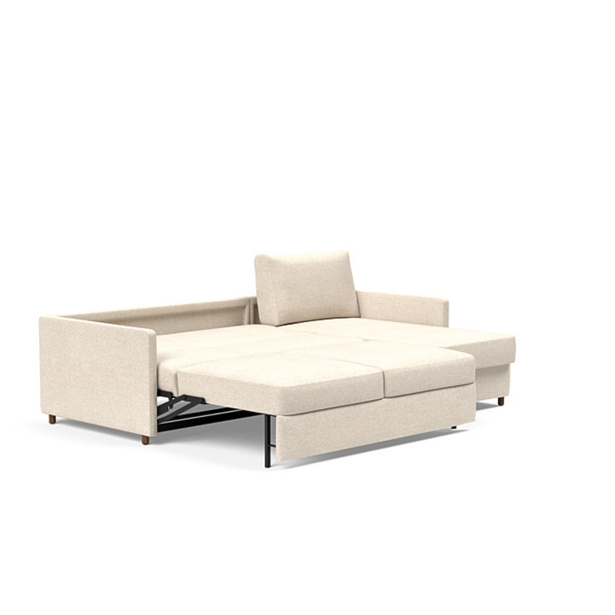Neah Slim Arms Sofa Bed with Lounger