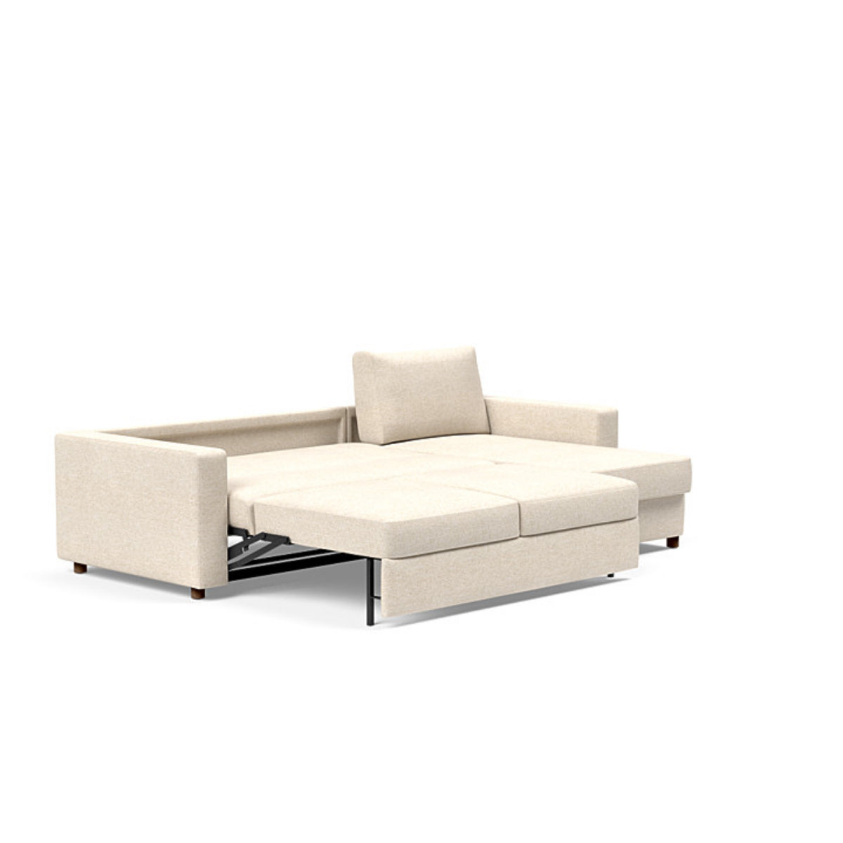 Neah Standard Arms Sofa Bed with Lounger