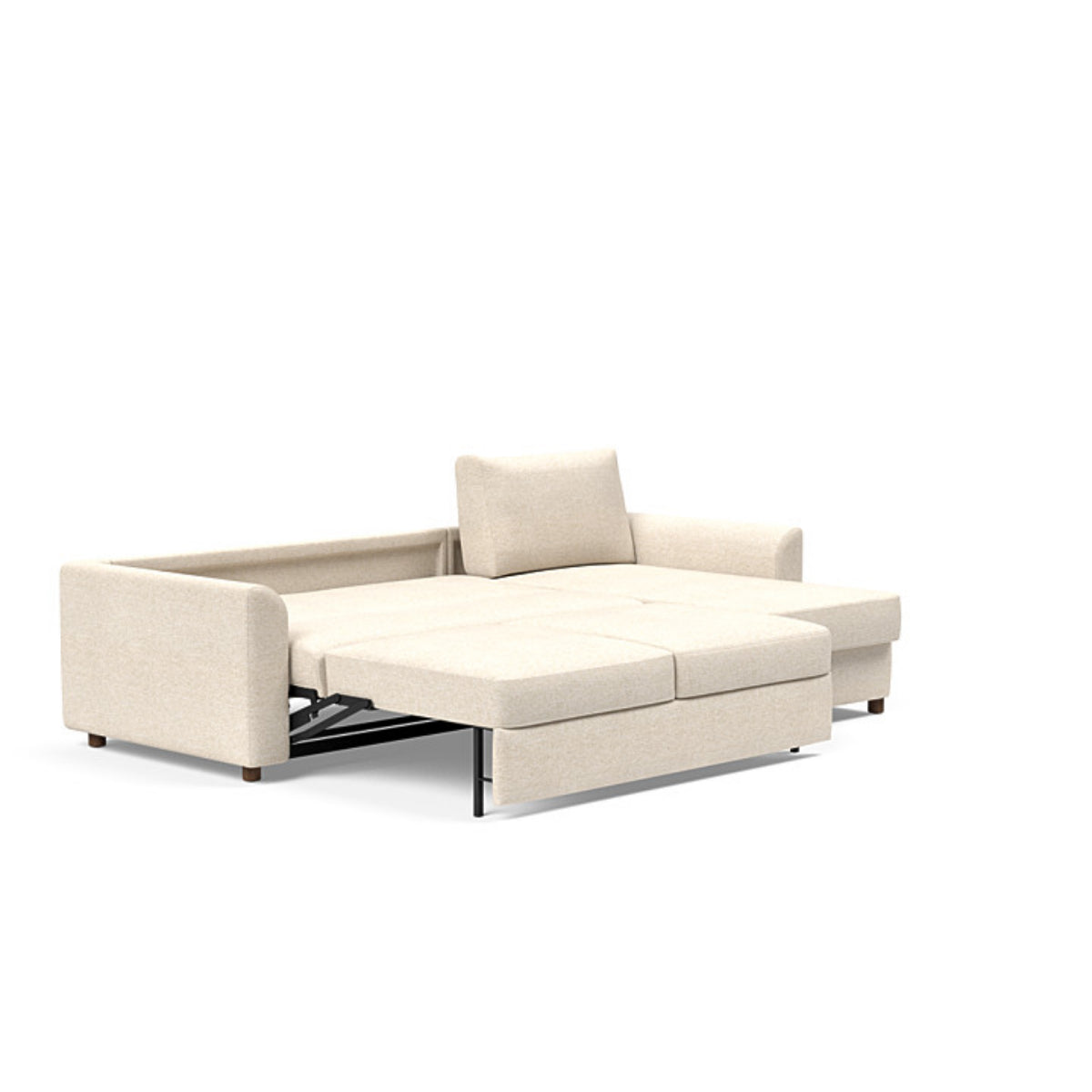 Neah Curved Arms Sofa Bed with Lounger
