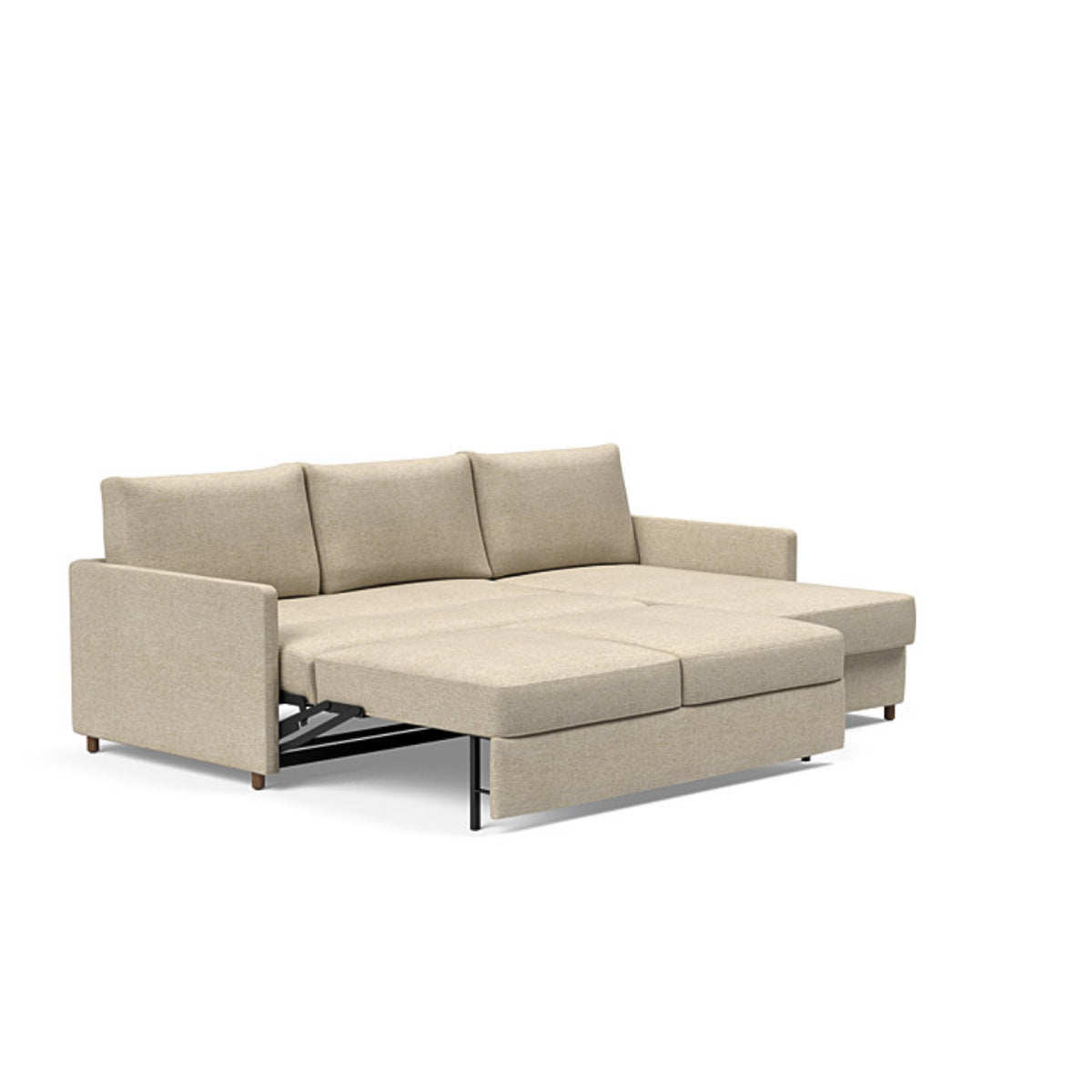 Neah Slim Arms Sofa Bed with Lounger