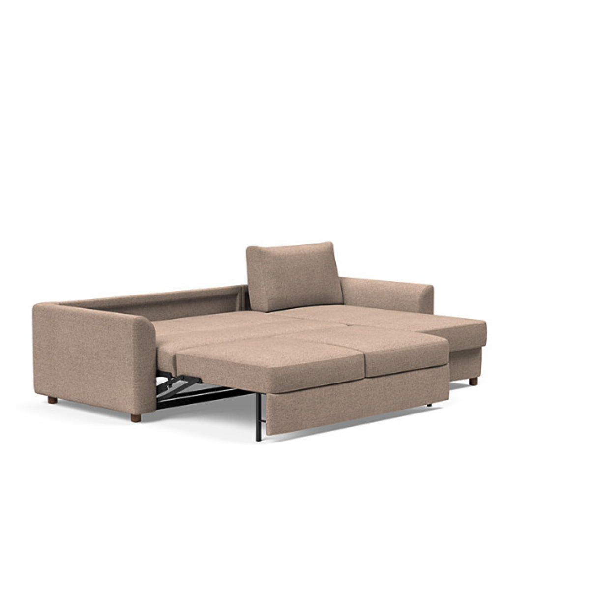 Neah Curved Arms Sofa Bed with Lounger