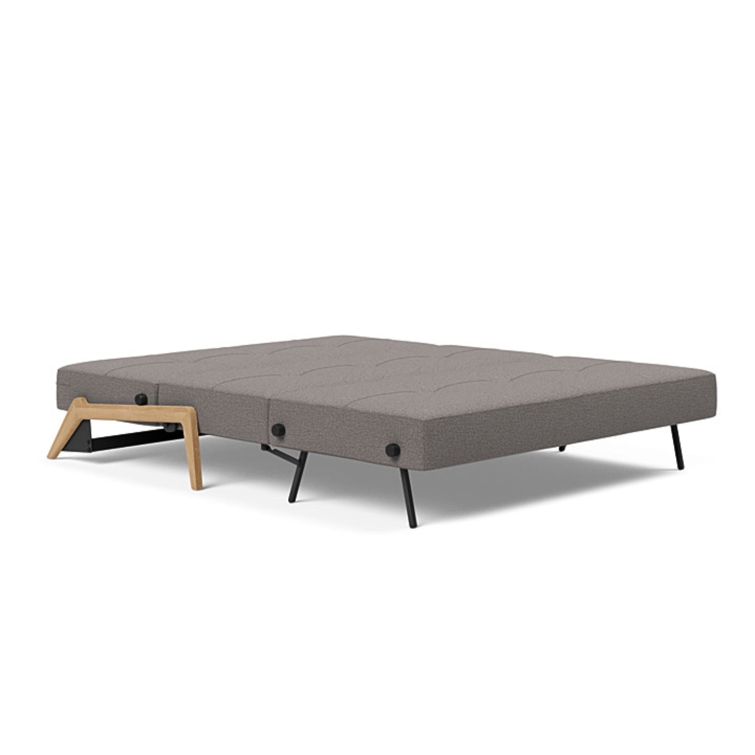 Cubed 02 Sofa with Light Wood Legs
