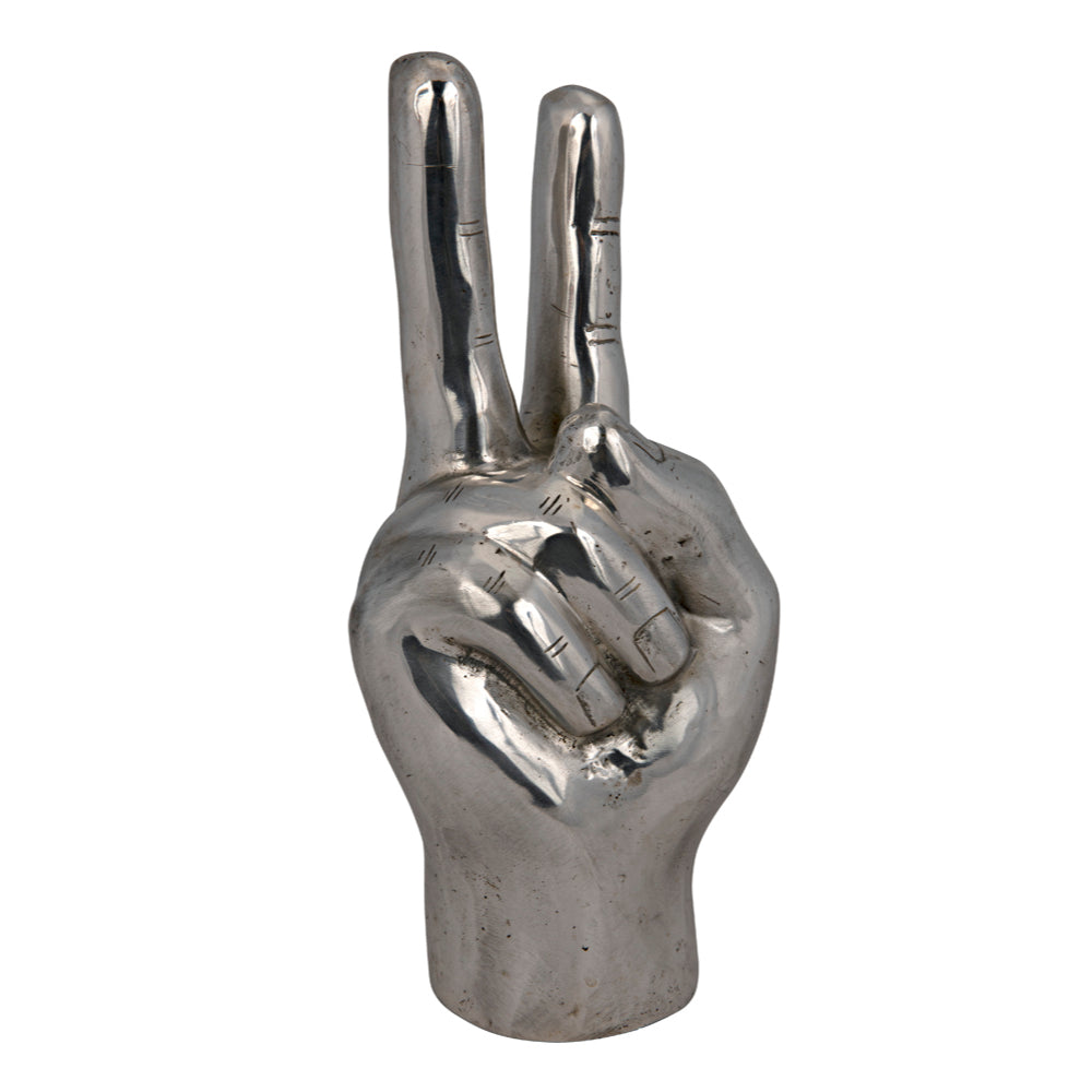 Peace Sign Sculpture Sculptures Noir Silver , Black Friday Sale Noir Furniture Sale, Old Bones Co, Mid Century Furniture Sale, Four Hands Furniture, Black Friday Sale Peace Sign Sculpture,Gus Sale, Perigold Peace Sign Sculpture Sculptures Black Friday Sale , Perigold Sale Peace Sign Sculpture,Peace Sign Sculpture Lulu and Georgia, Burke Decor Sale Peace Sign Sculpture, www.oldbonesco.com