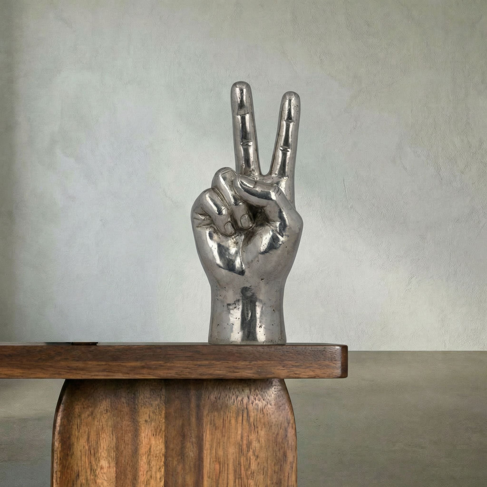 Peace Sign Sculpture