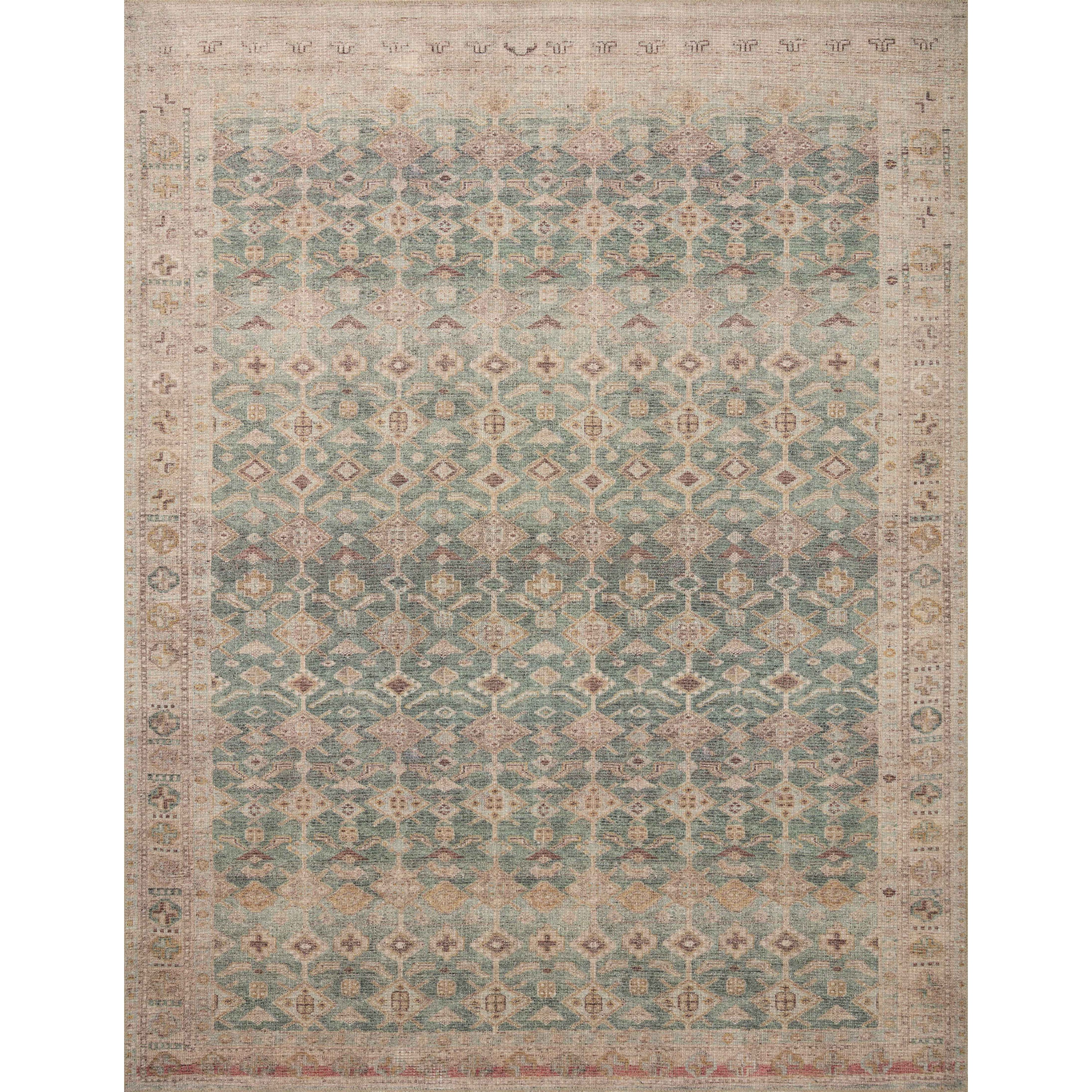 Angela Rose x Loloi Aubrey Aqua/Sand Rug