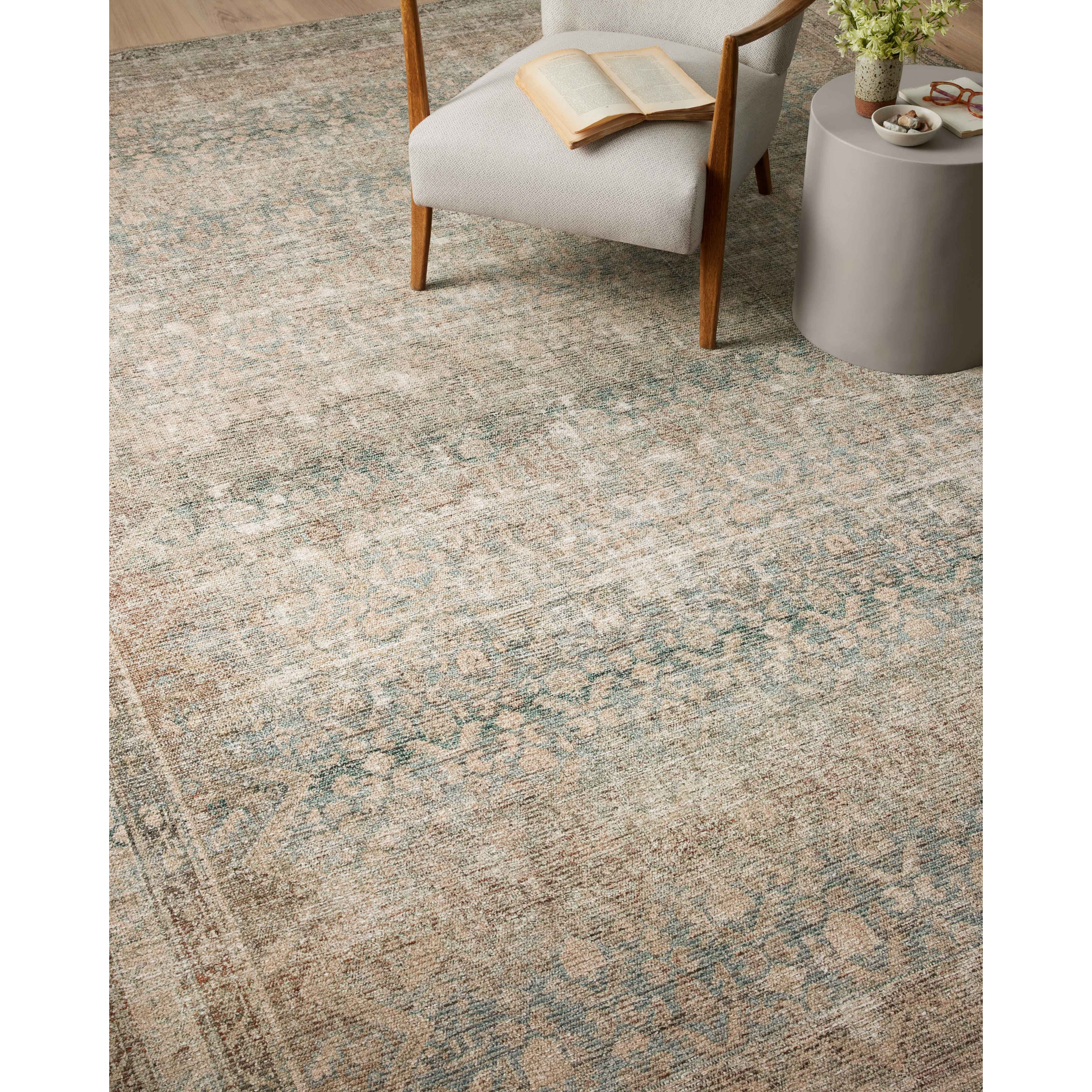 Angela Rose x Loloi Aubrey Jade/Natural Rug