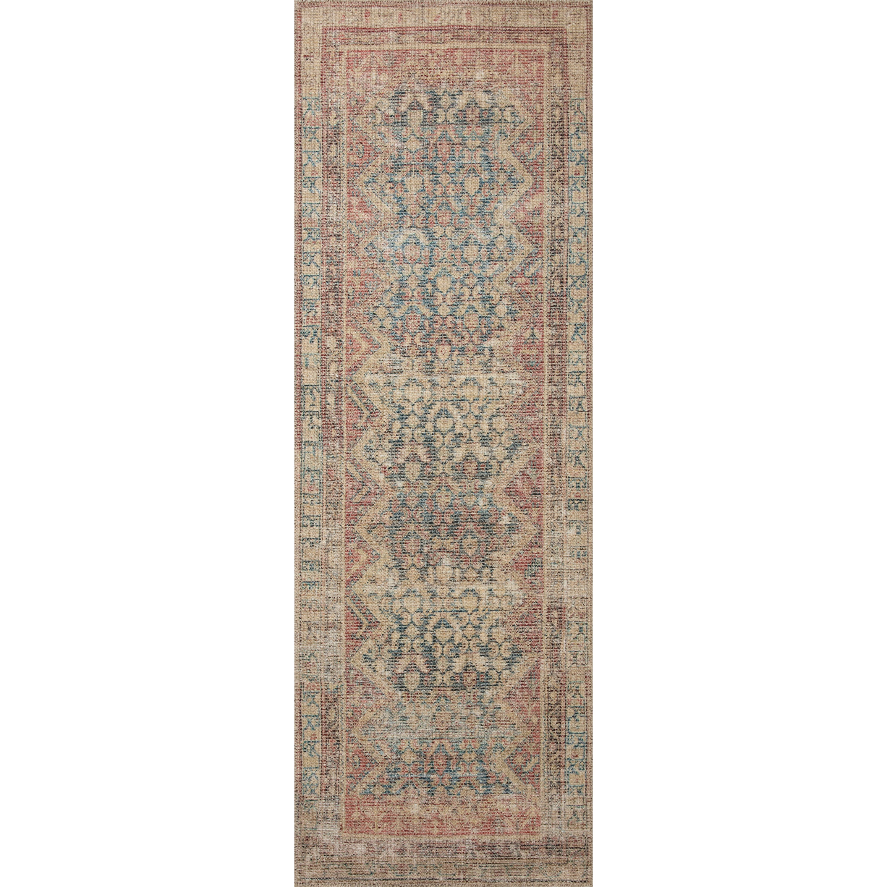 Angela Rose x Loloi Aubrey Ocean/Spice Rug