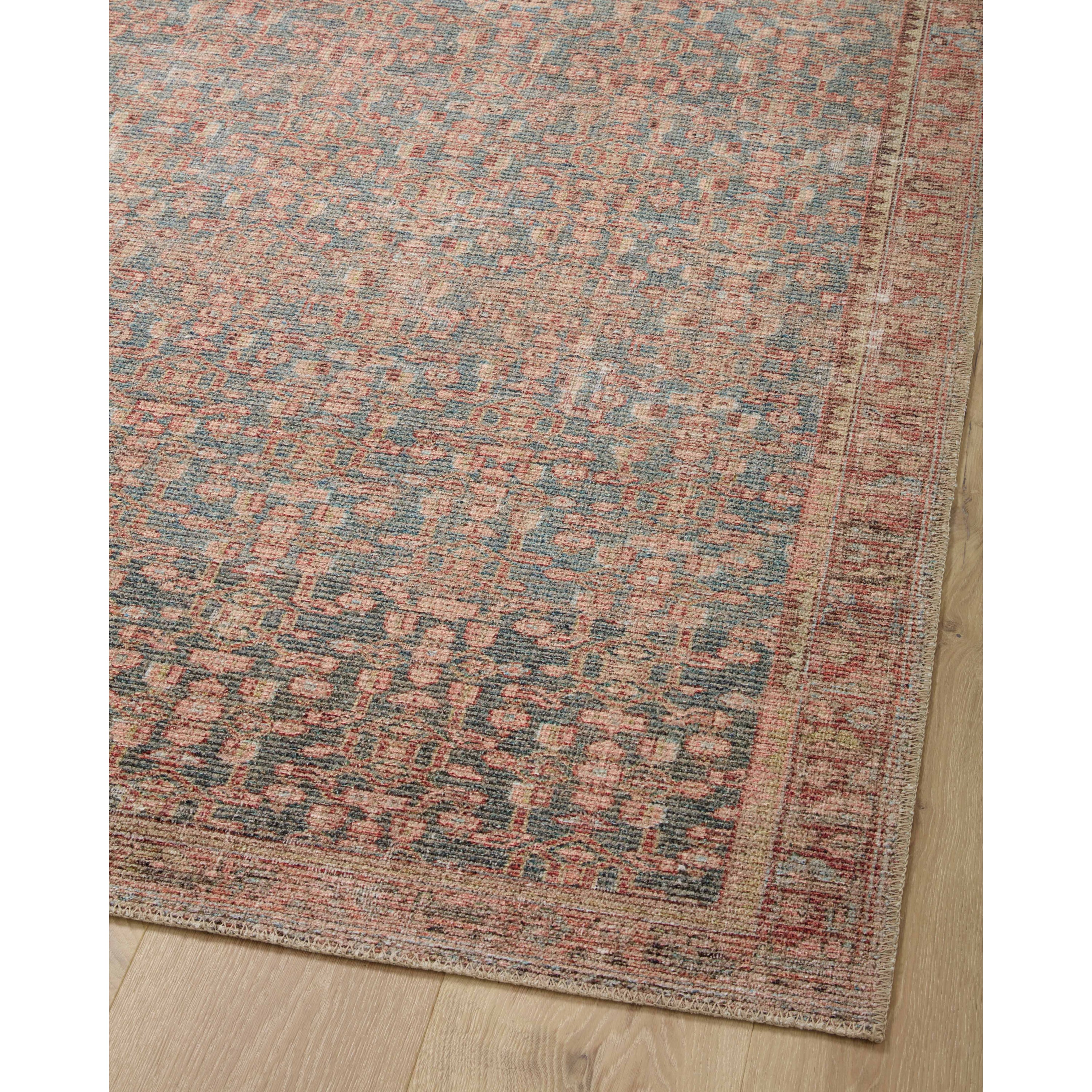 Angela Rose x Loloi Aubrey Blue/Terracotta Rug