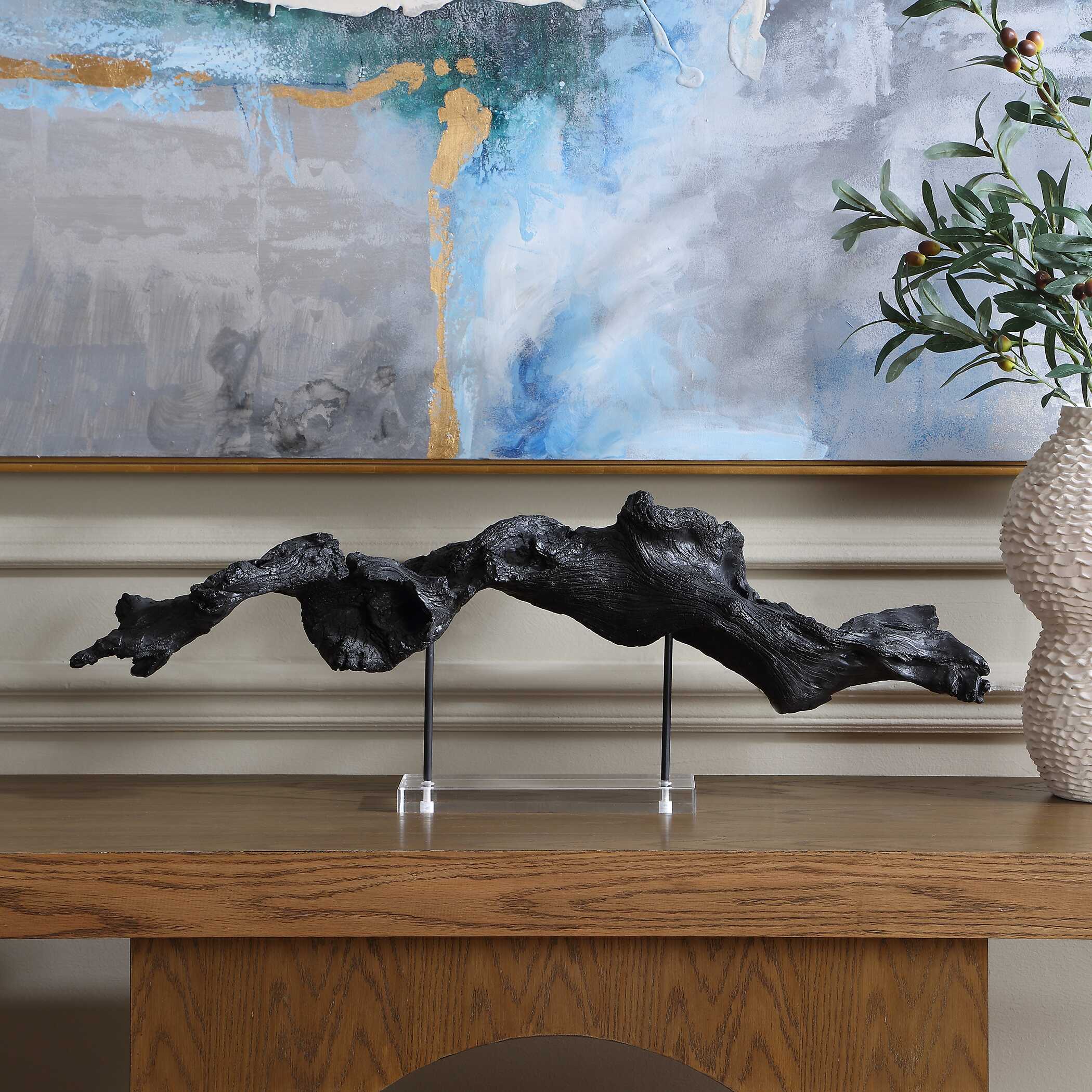 Uttermost Charred Timber Sculpture
