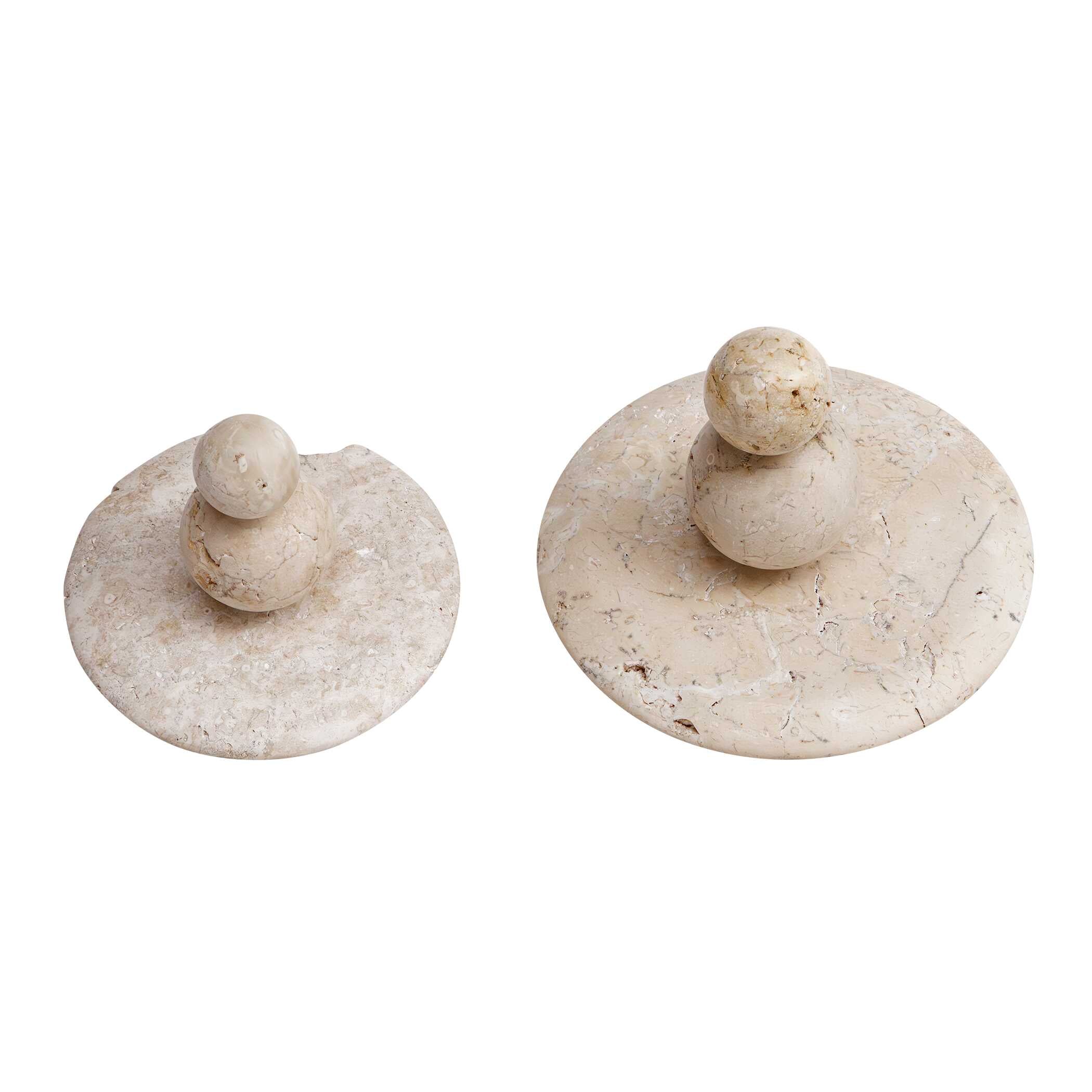 Uttermost Quarried Stone Indoor-Outdoor Sculptures - Set of 2