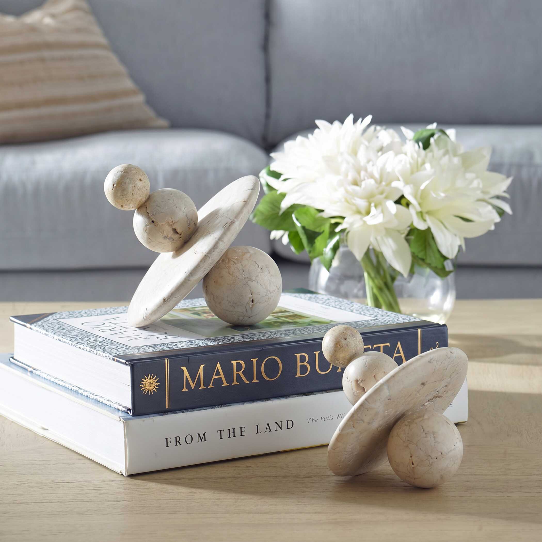 Uttermost Quarried Stone Indoor-Outdoor Sculptures - Set of 2