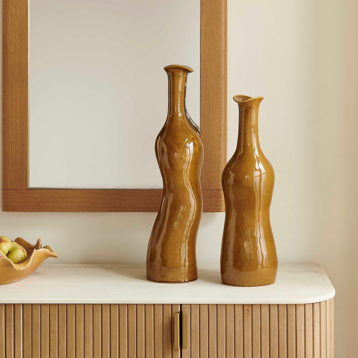 Uttermost Sienna Flow Indoor-Outdoor Bottle Vases - Set of 2 by Uttermost
