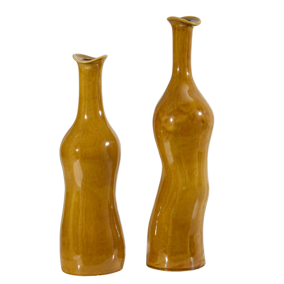 Uttermost Sienna Flow Indoor-Outdoor Bottle Vases - Set of 2 by Uttermost