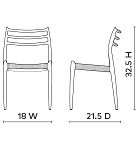 Adele Side Chair Chair Villa & House Four Hands, Mid Century Modern Furniture, Old Bones Furniture Company, Old Bones Co, Modern Mid Century, Designer Furniture, Furniture Sale, Warehouse Furniture Sale, https://www.oldbonesco.com/