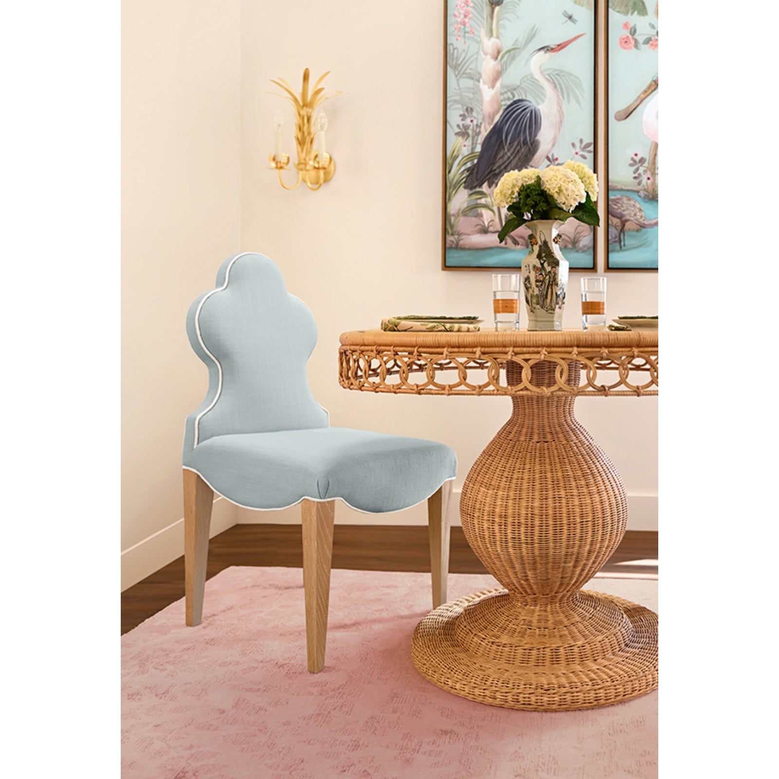 Adelaide Clover Back Dining Chair