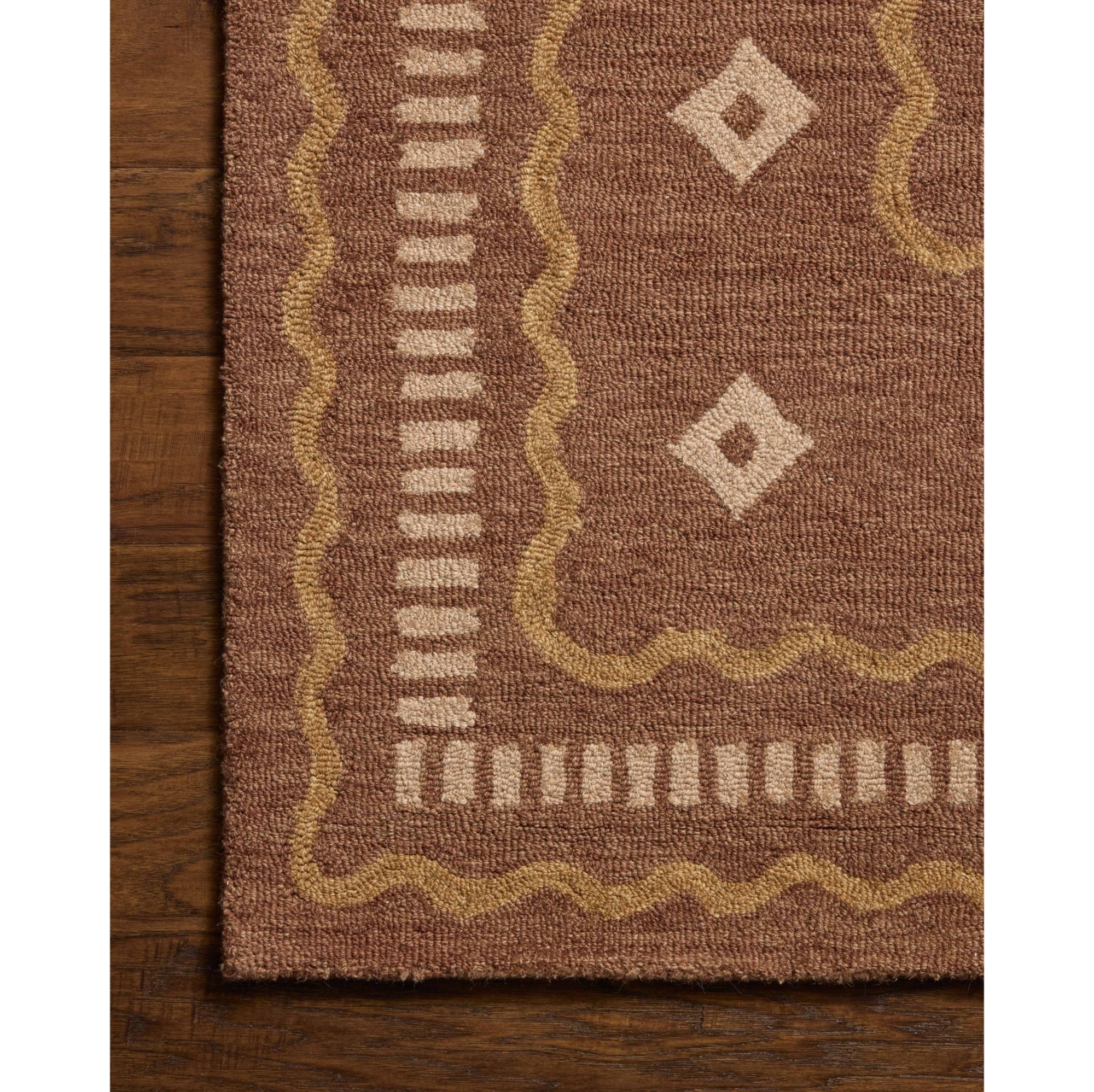 Chris Loves Julia x Loloi Alfie Clay/Spice Rug