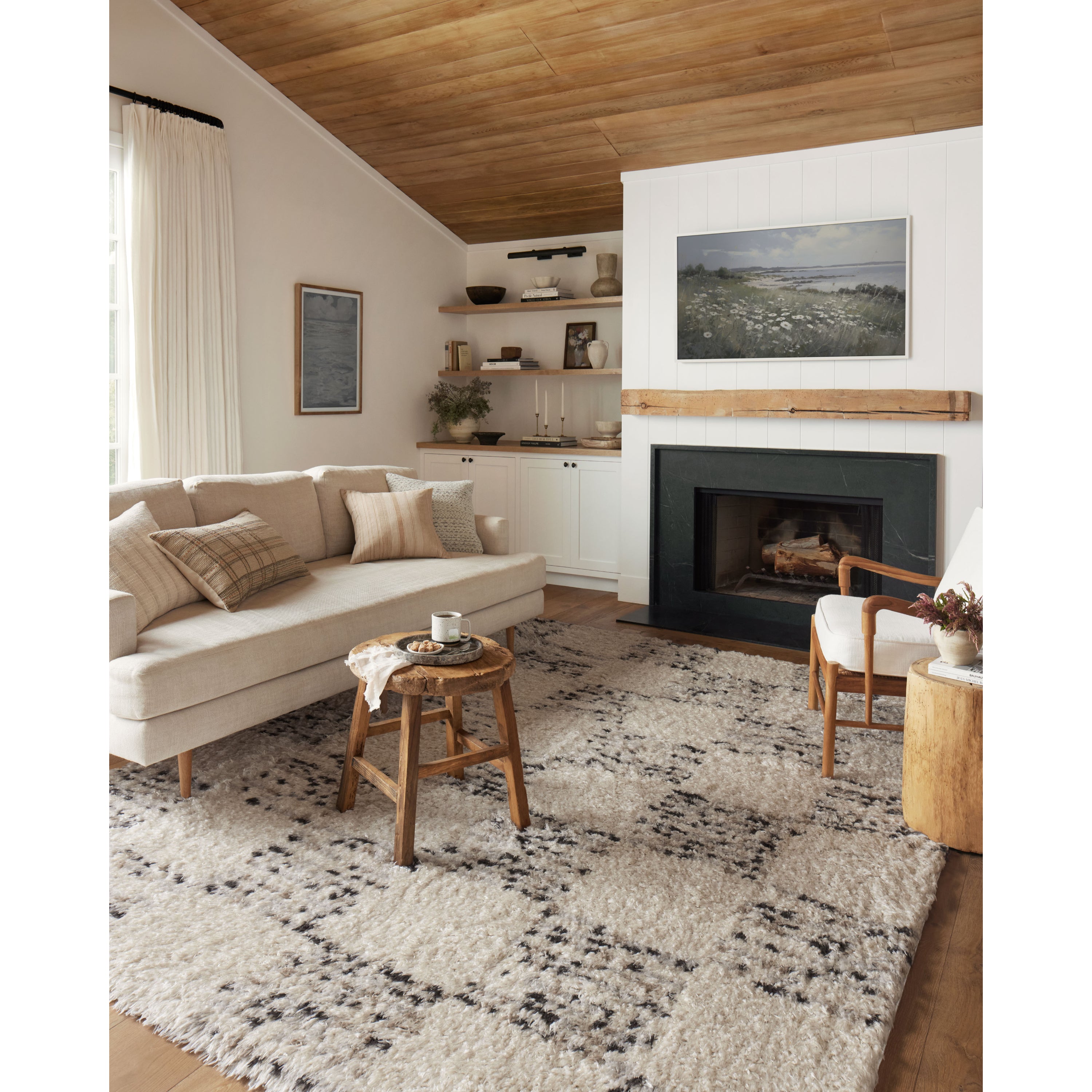 Angela Rose x Loloi Amira Ivory/Granite Rug